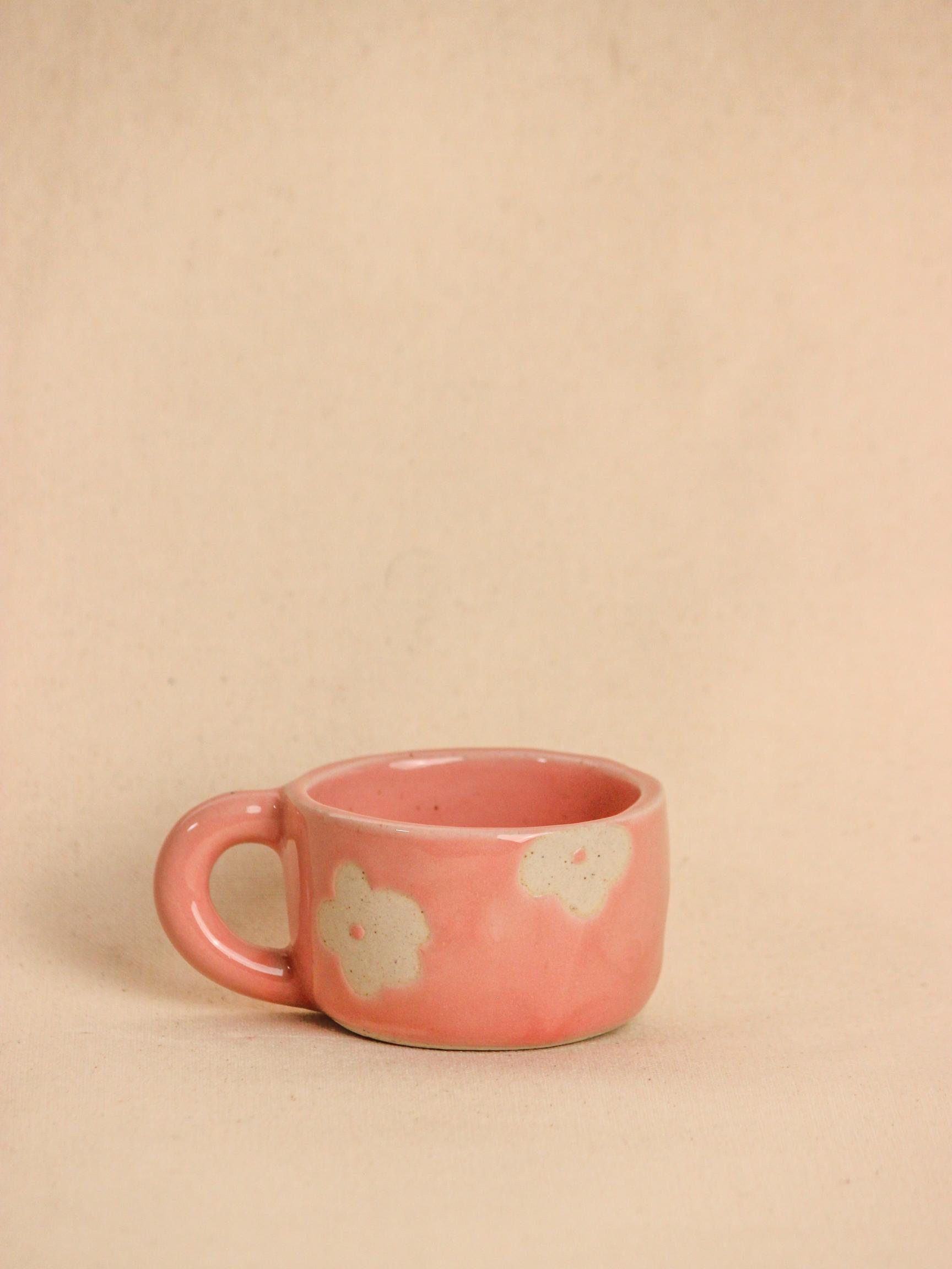 The Orby House Pink Daisy Mug: 100ml
