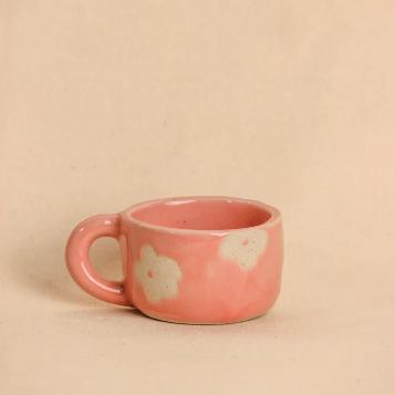 The Orby House Daisy Mug: Pink
