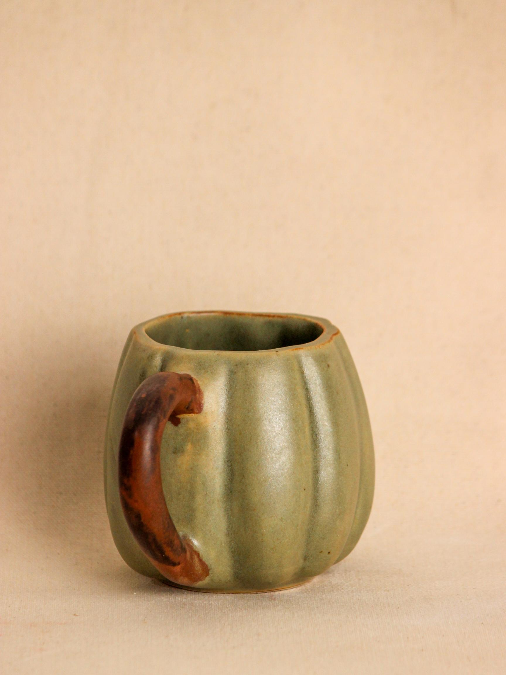 The Orby House Pumpkin Mug: Sage Green