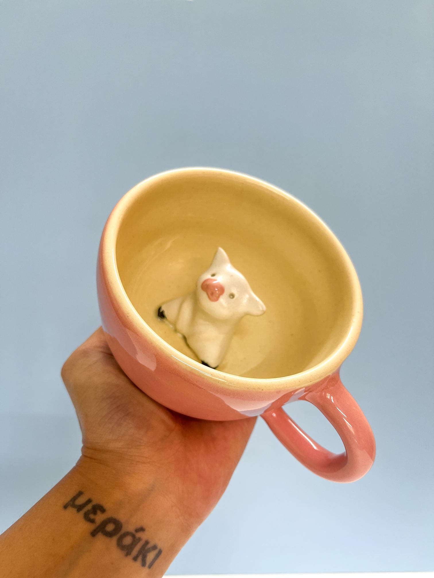 The Orby House Pig Miniature Mug