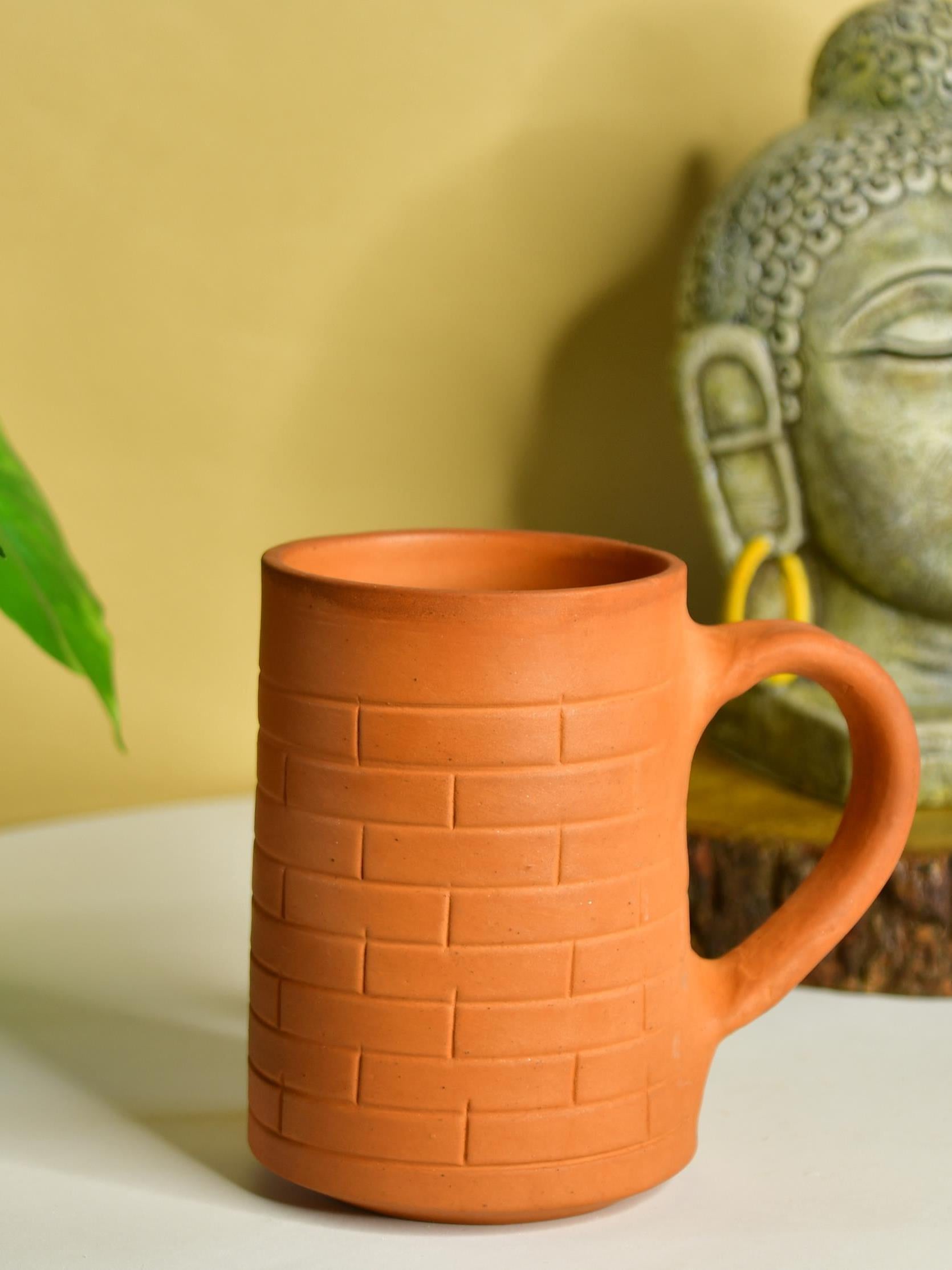 Sowpeace Premium 600ml Unglazed large Terracotta Mug