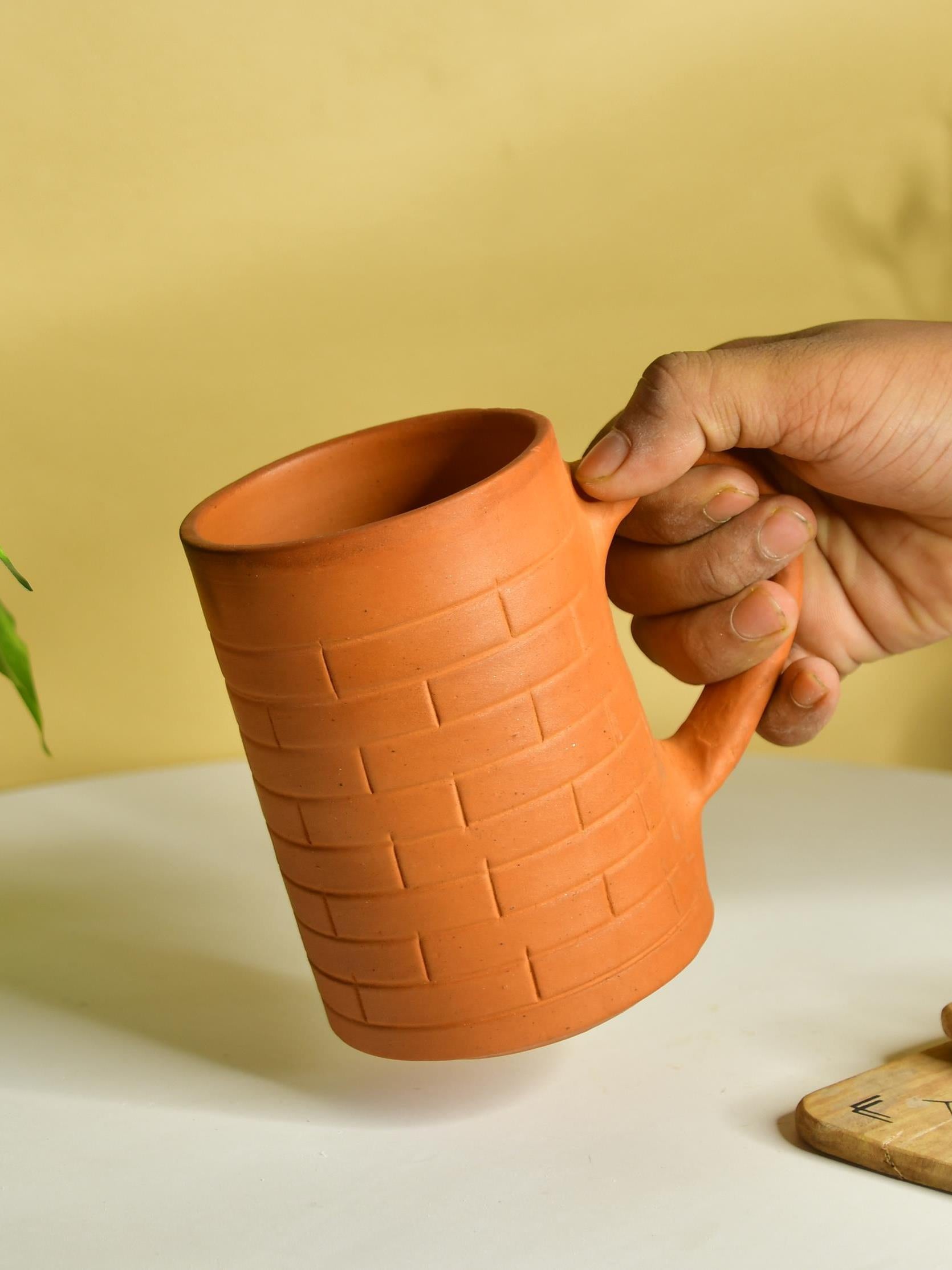 Sowpeace Premium 600ml Unglazed large Terracotta Mug