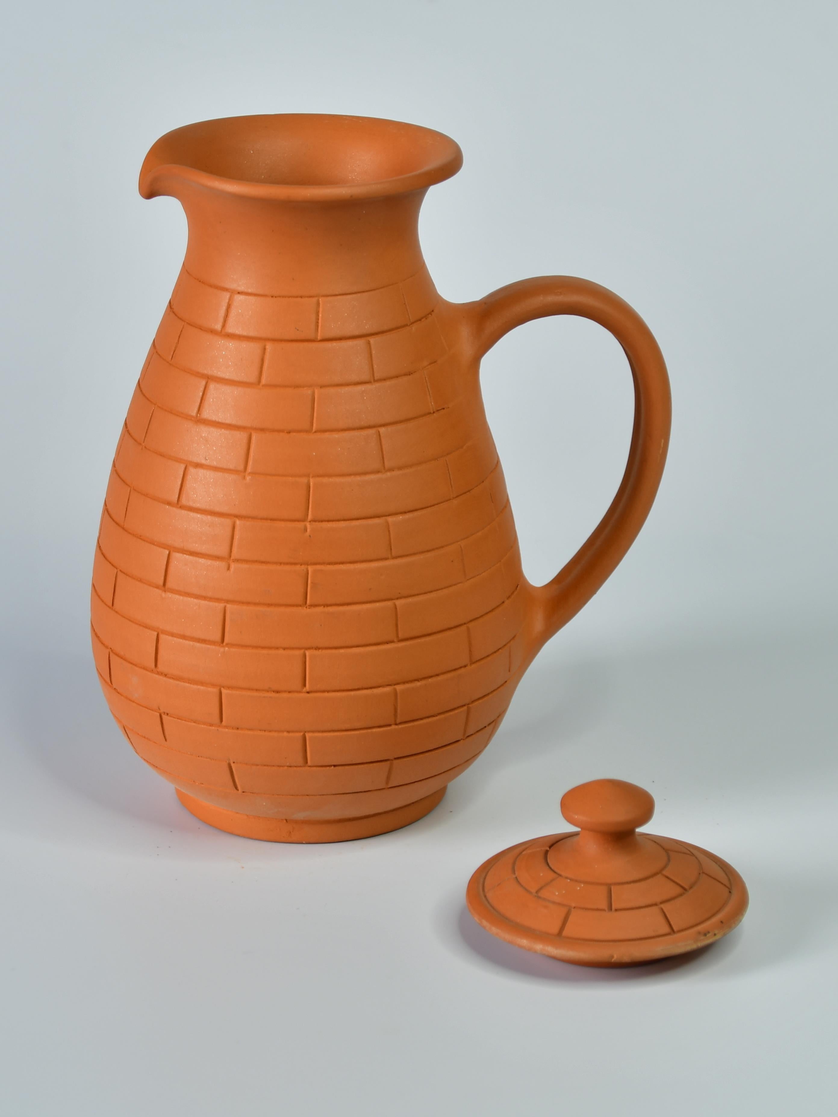 Sowpeace Premium Large Terracotta Jug for Water and Drinks