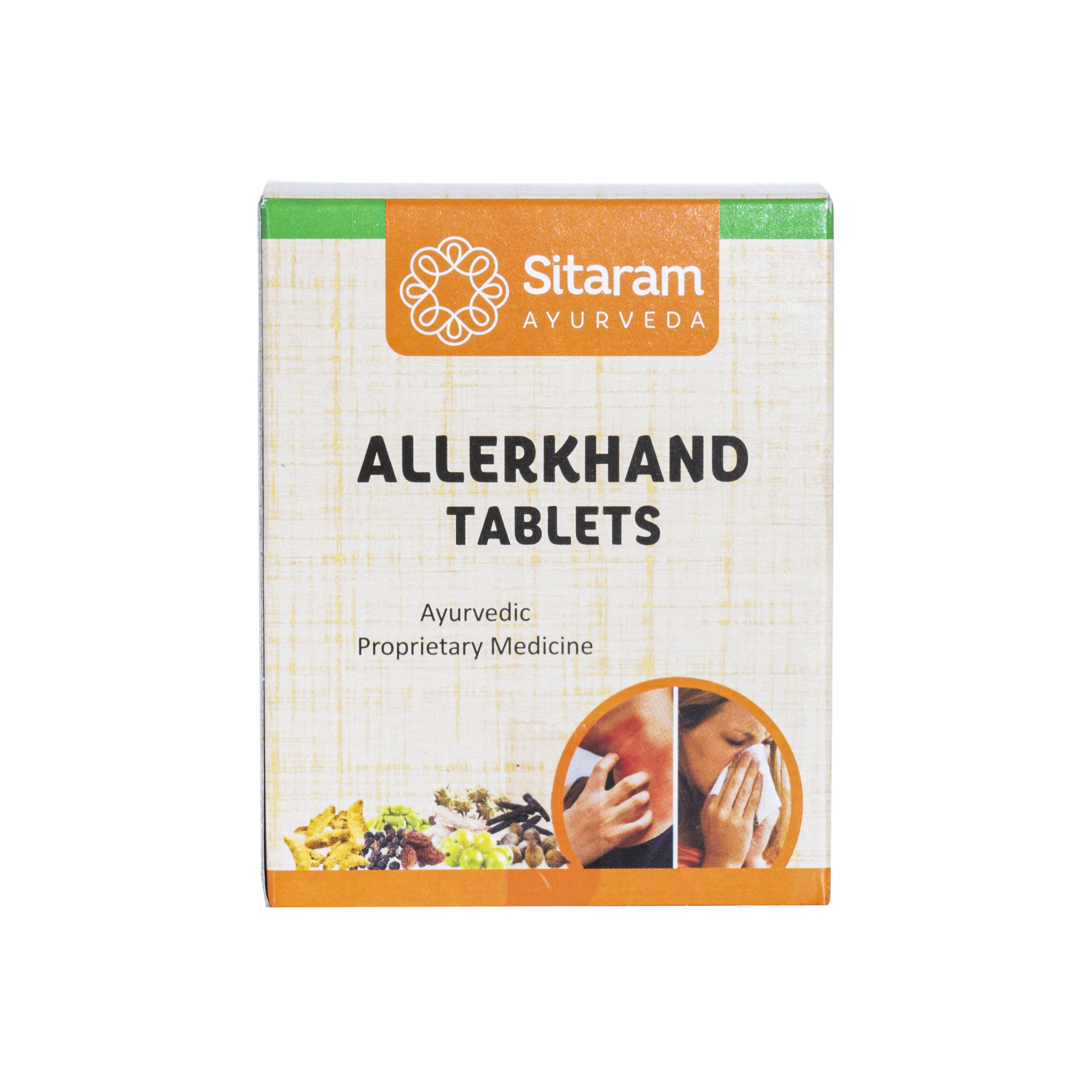 Sitaram Ayurveda Allerkhand Tablet 50Nos - Pack of 2 (Prescription Medication)