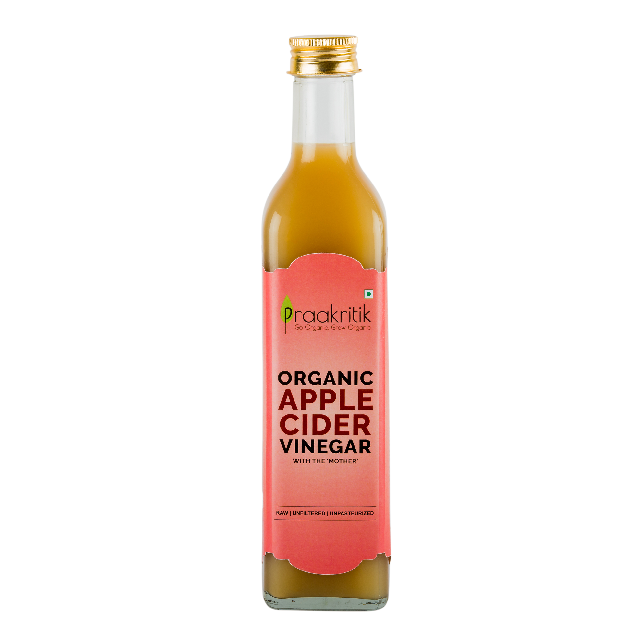 Praakritik Organic Apple Cider Vinegar Pure 500ml