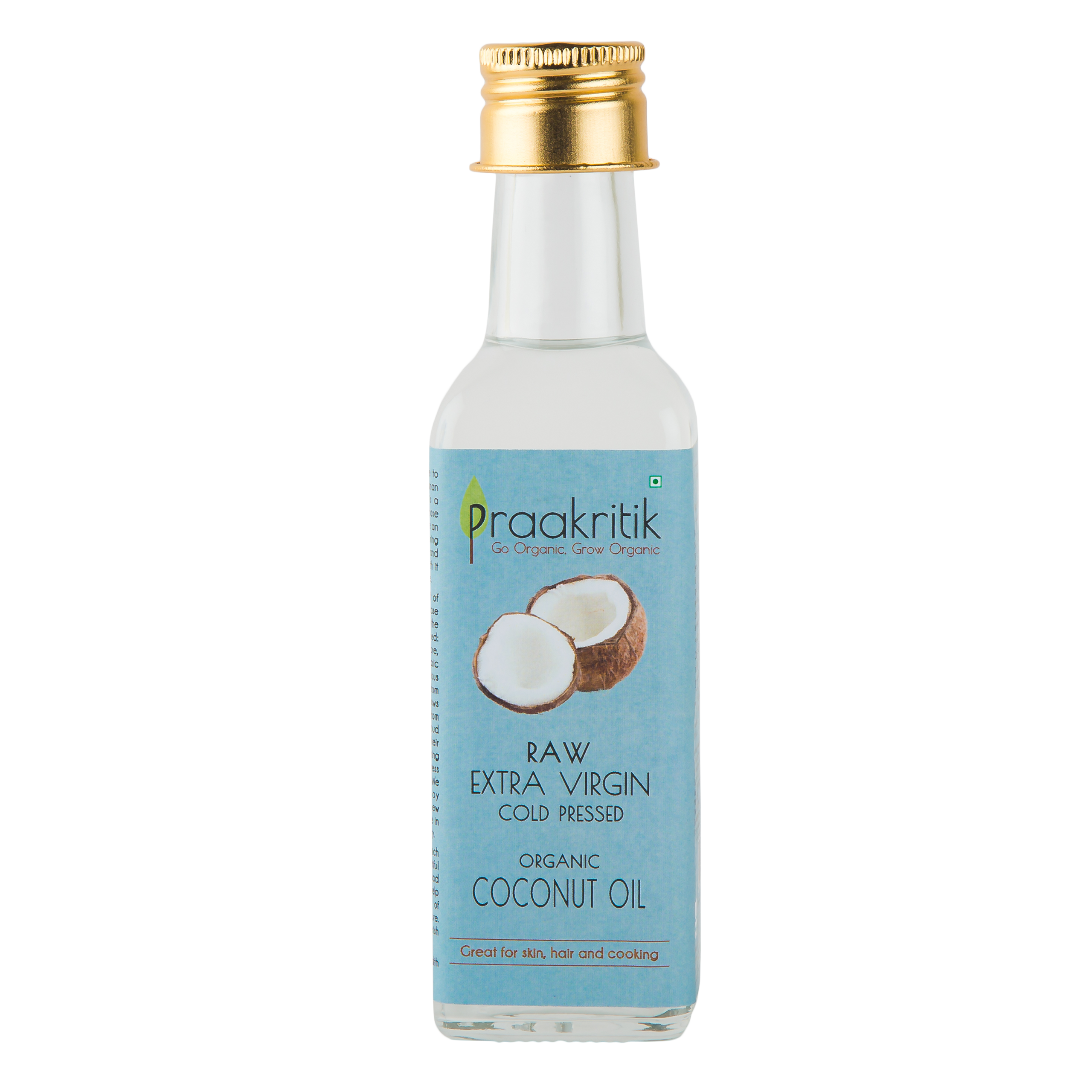 Praakritik Organic Cold Pressed Extra Virgin Coconut Oil