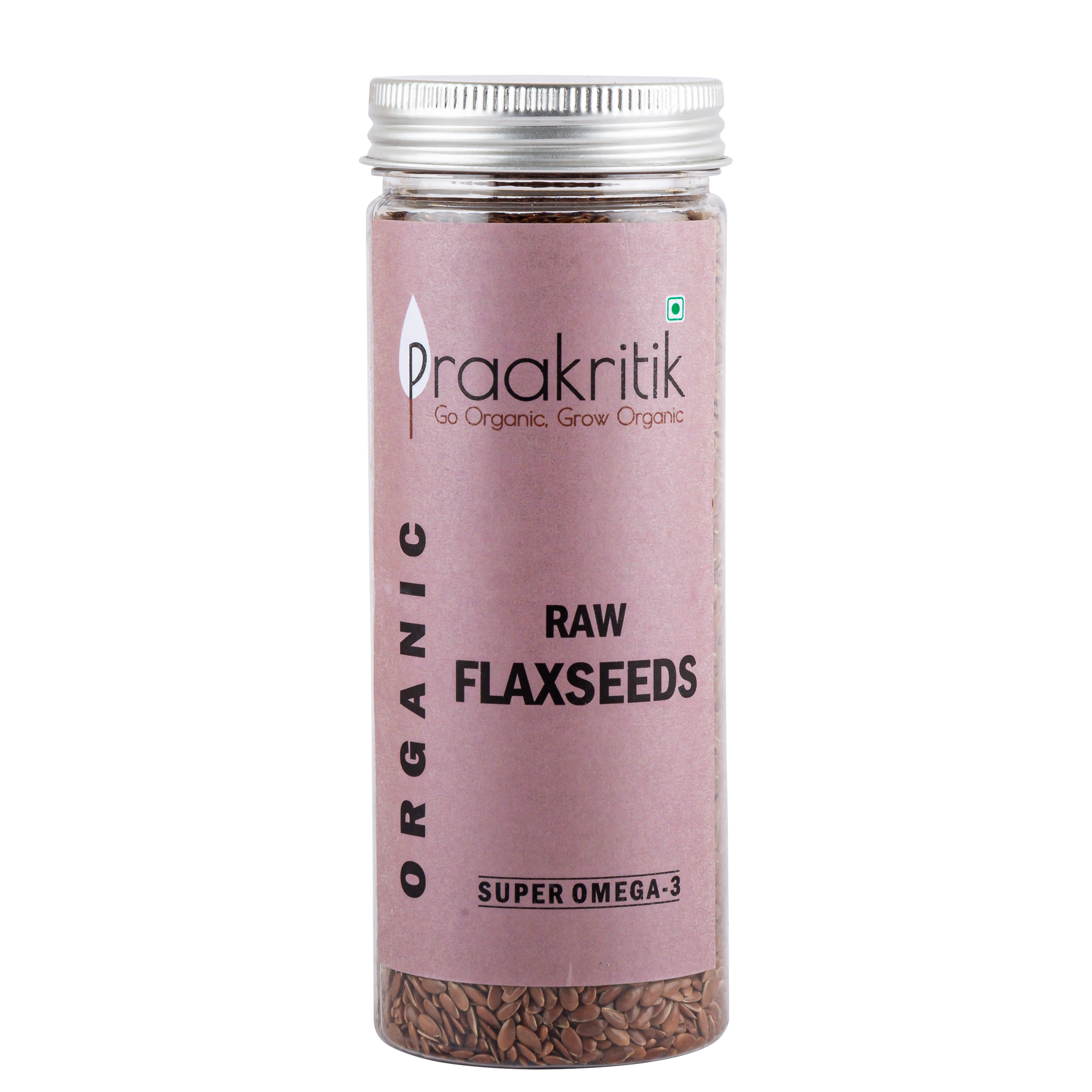 Praakritik Organic Raw Flaxseeds 200g