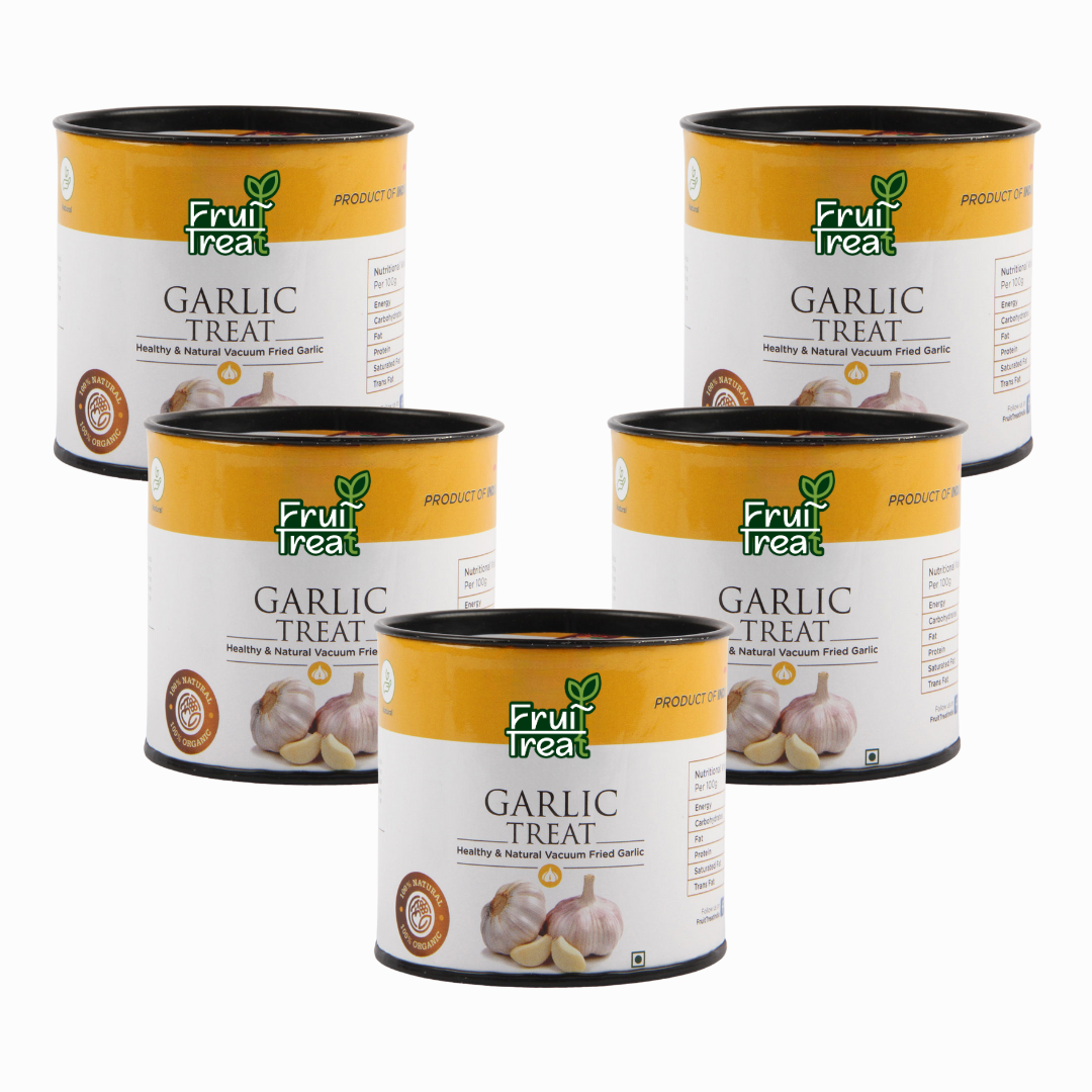 Fruit Treat Garlic Treat Pack of 5 (30 Grams Each)