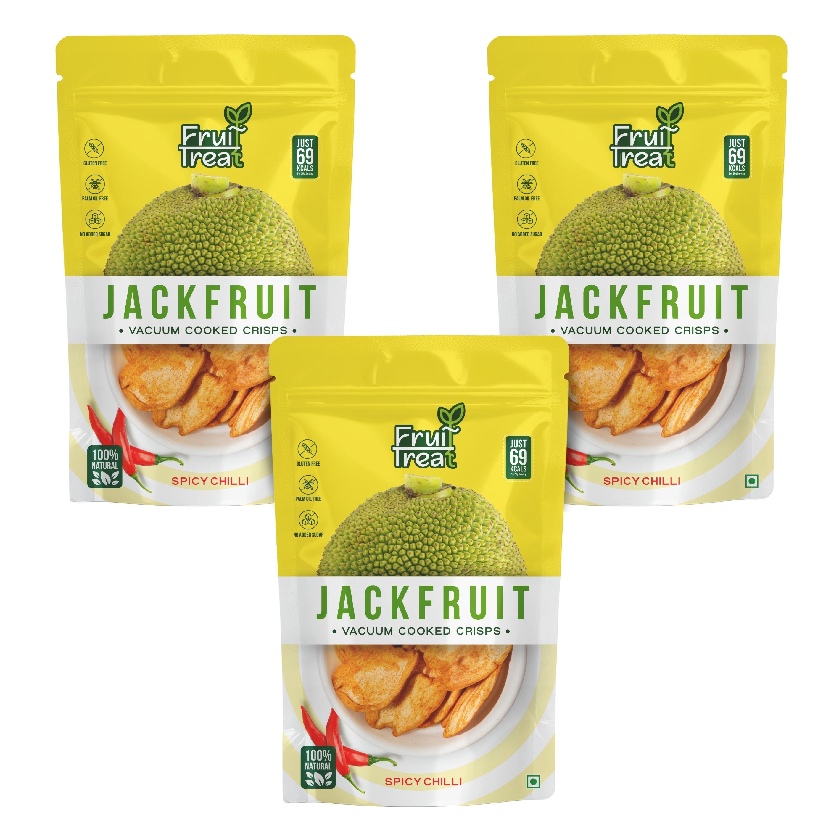 Fruit Treat Jackfruit Crisps- Chilli (50 Grams Each)