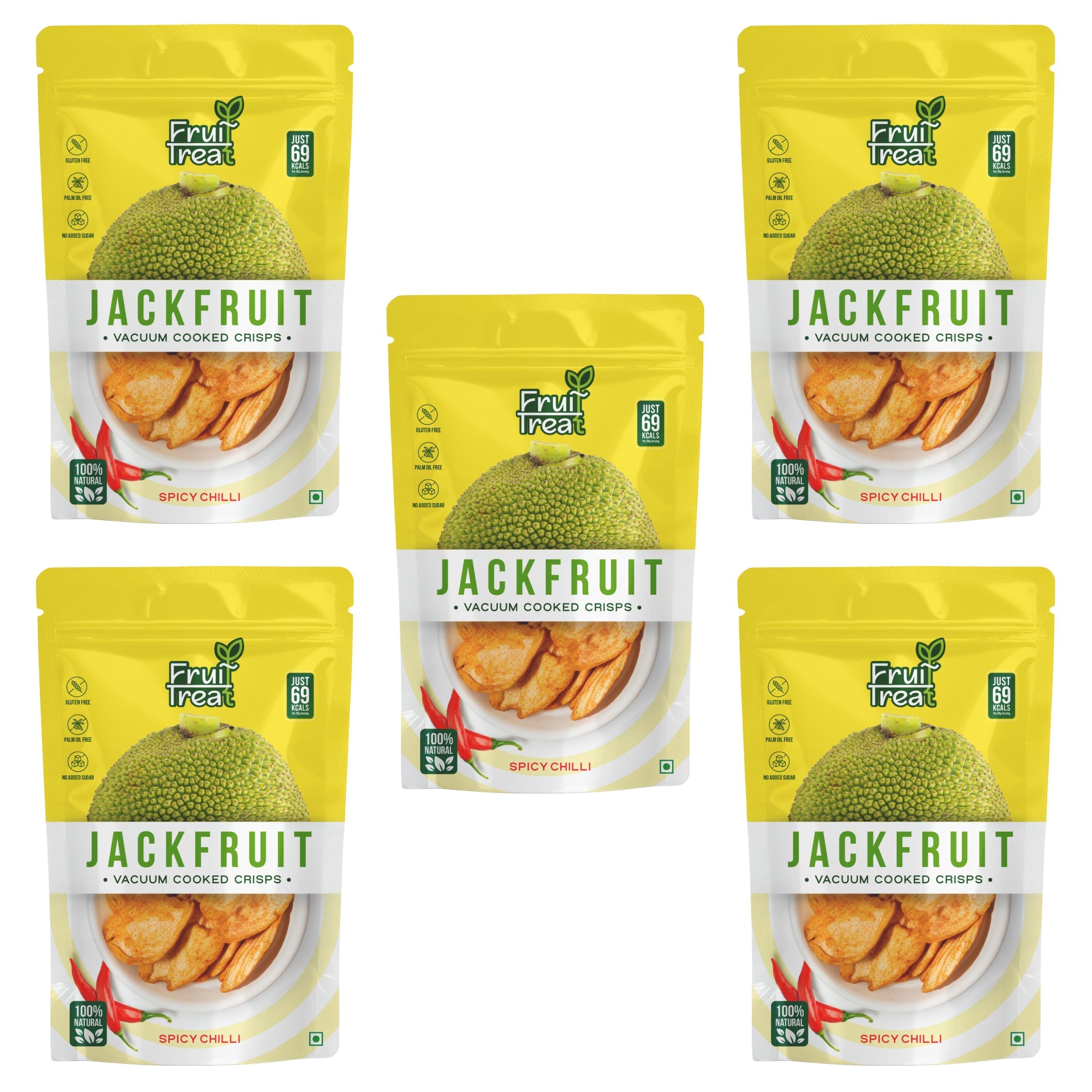 Fruit Treat Jackfruit Crisps- Chilli (50 Grams Each)