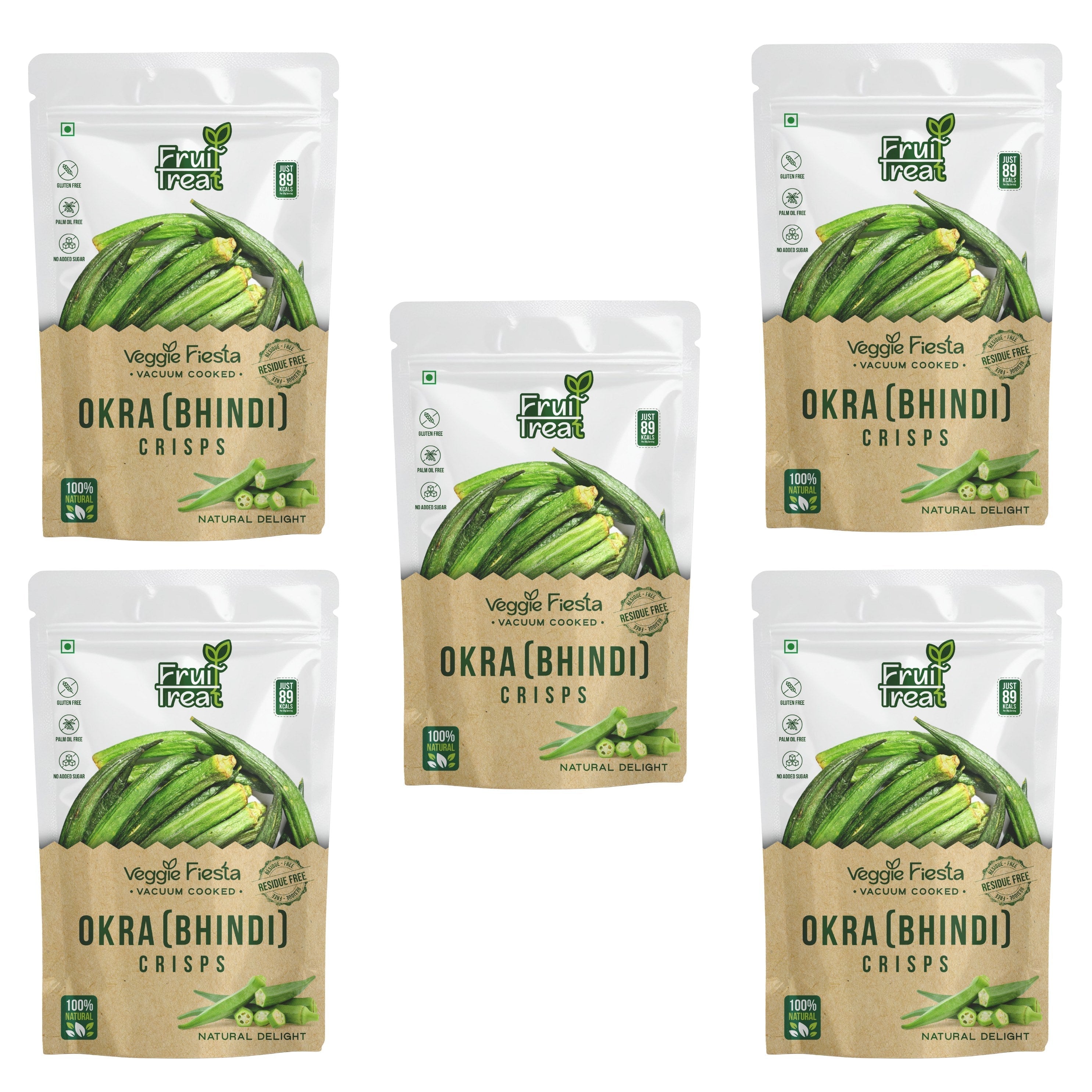 Fruit Treat Okra [Bhindi] Crisps (40 Grams Each)