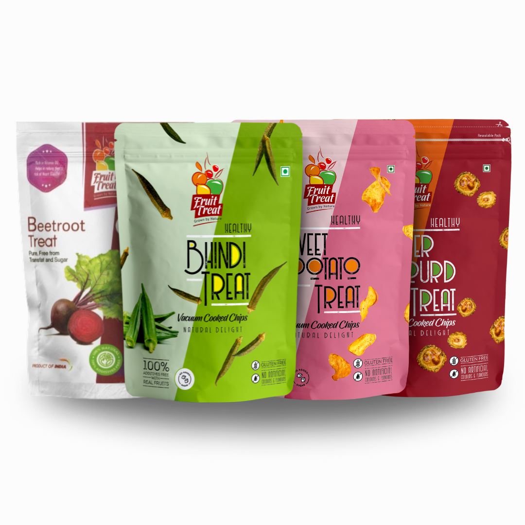 Fruit Treat Veggies combo pack of 4