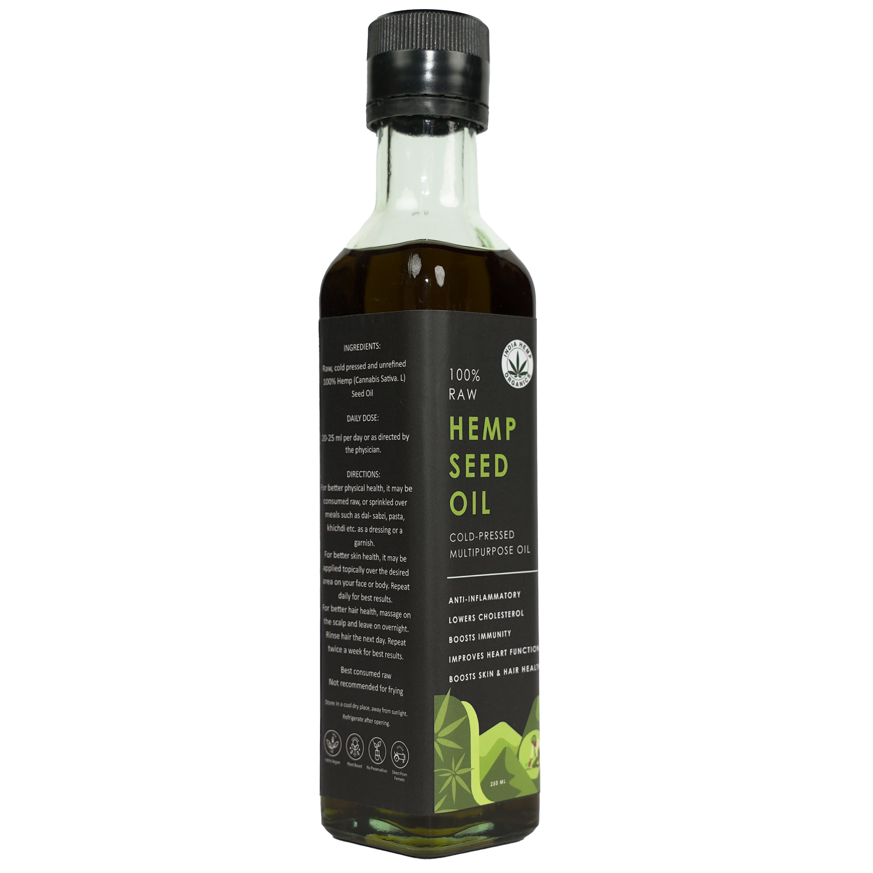 India Hemp Hemp Seed Oil (250ml)