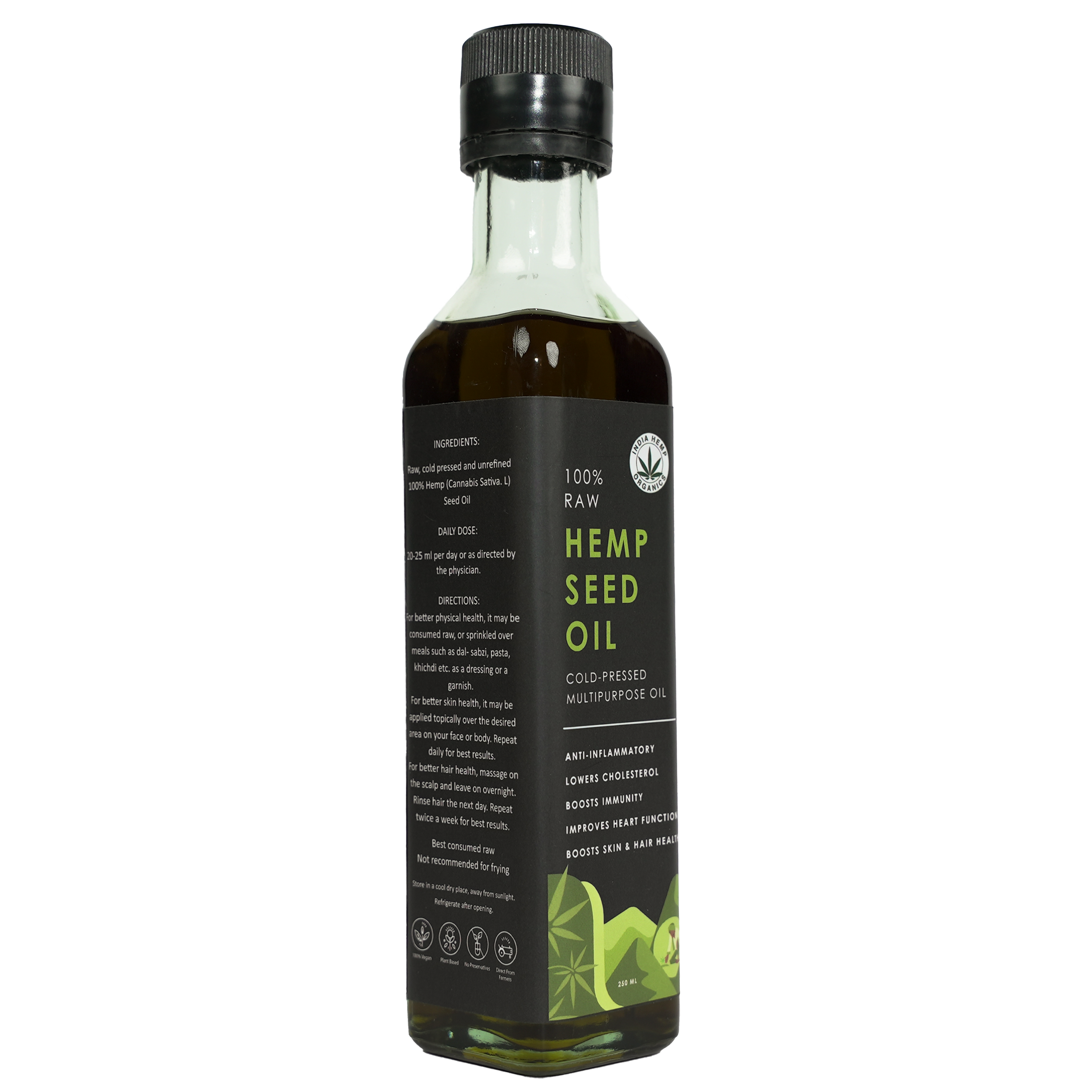 India Hemp Hemp Seed Oil (250ml)