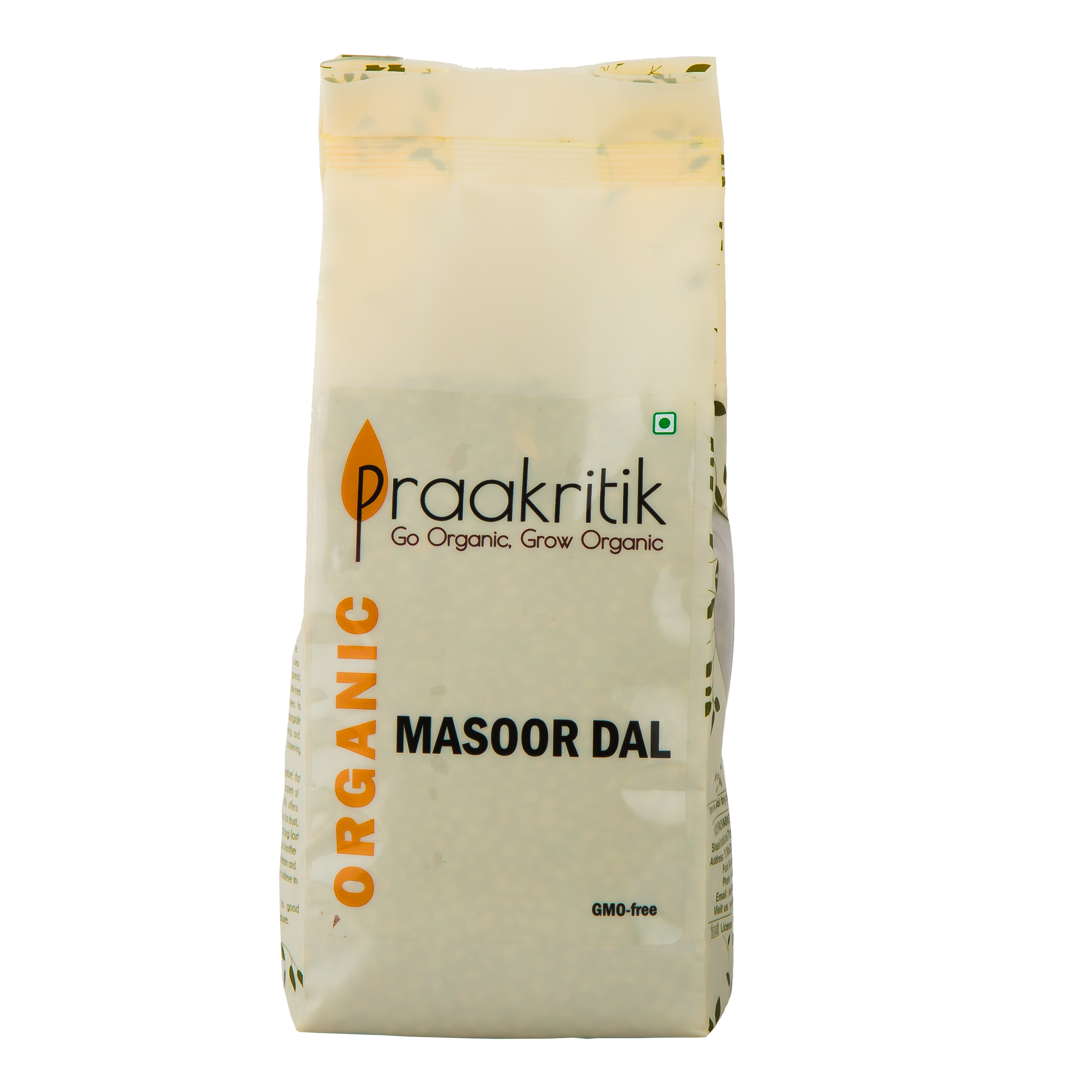 Praakritik Organic Masoor Dal 500g