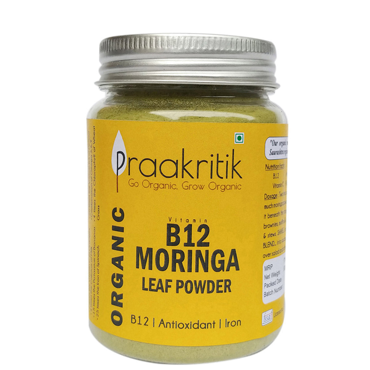 Praakritik Organic Moringa Powder 100g