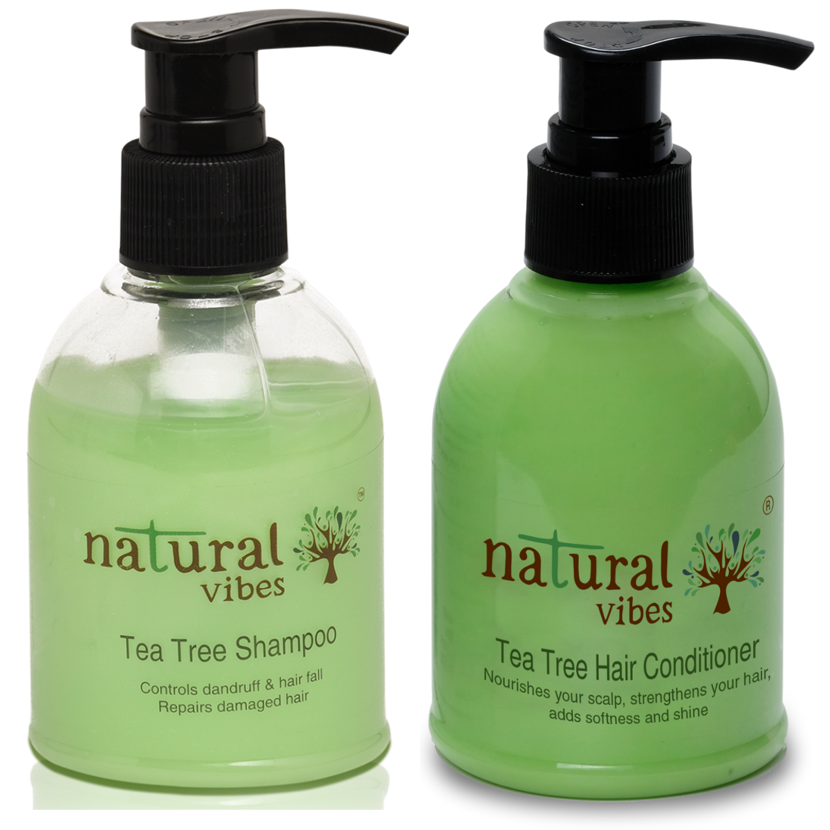 Natural Vibes Tea tree Shampoo and Conditioner combo