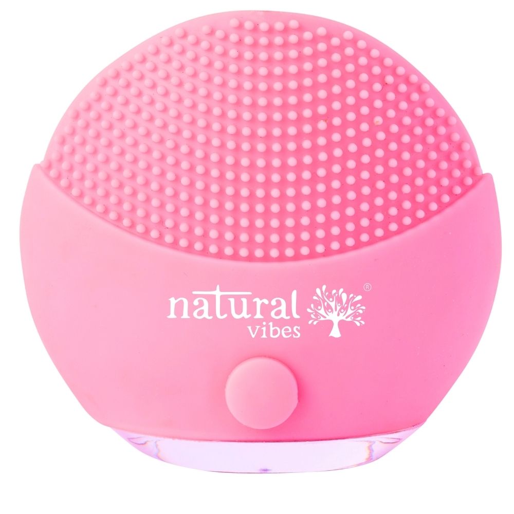 Natural Vibes Face Brush & Massager for Deep Cleansing & Exfoliation