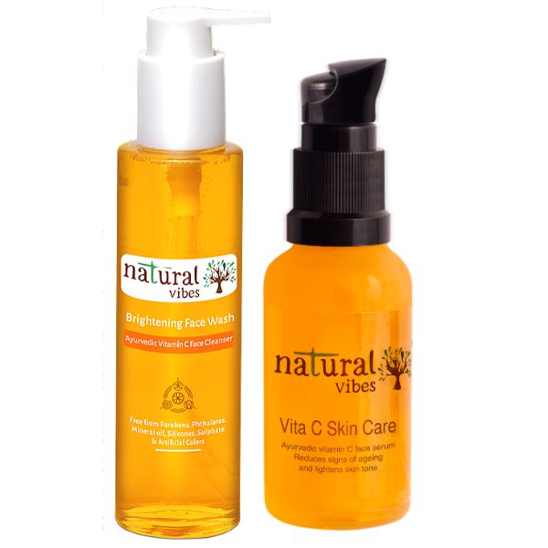 Natural Vibes Vitamin C Bright Skin Regime Combo