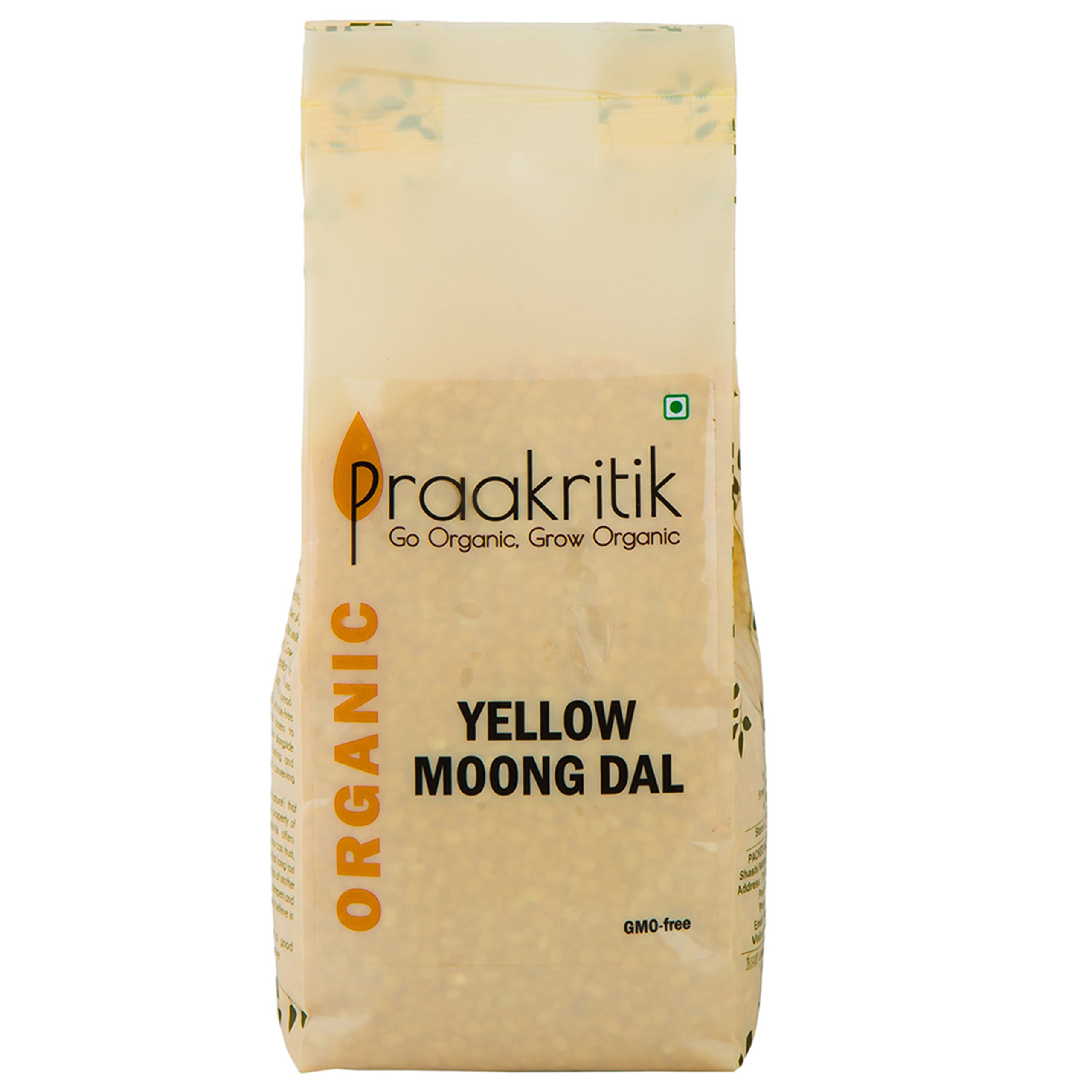 Praakritik Organic Yellow Moong Dal 500g