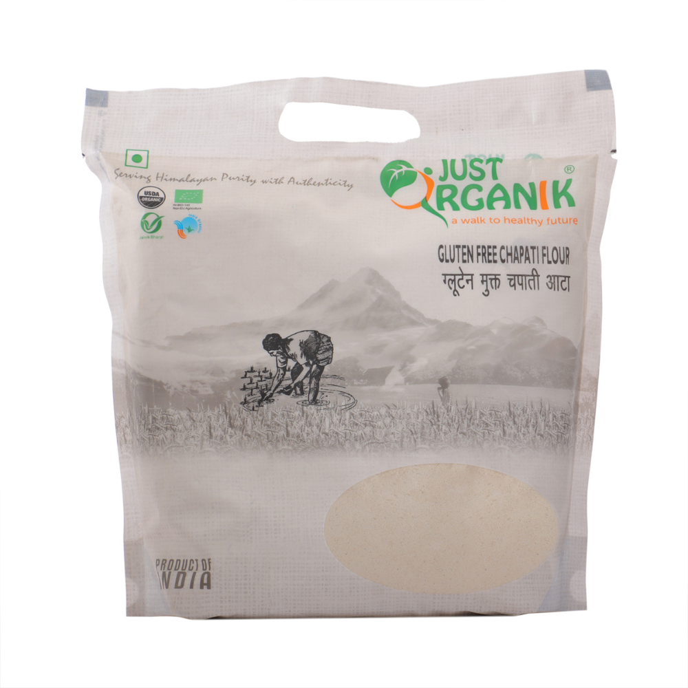 Just Organik Organic Gluten Free Chapati Flour 1.5 kg