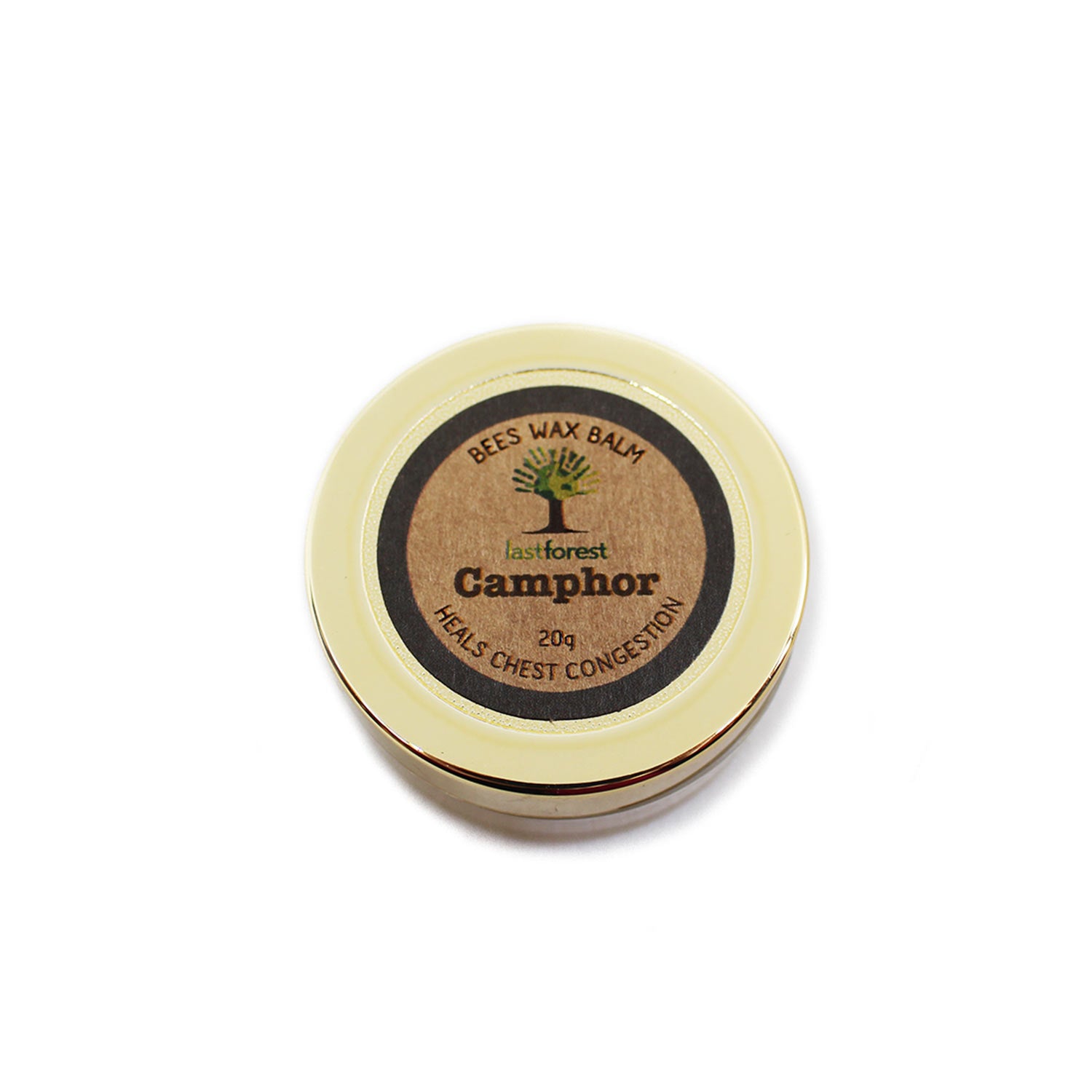 Last Forest Camphor Balm for relief from chest congestion, cold, allergies and sinus, 20g