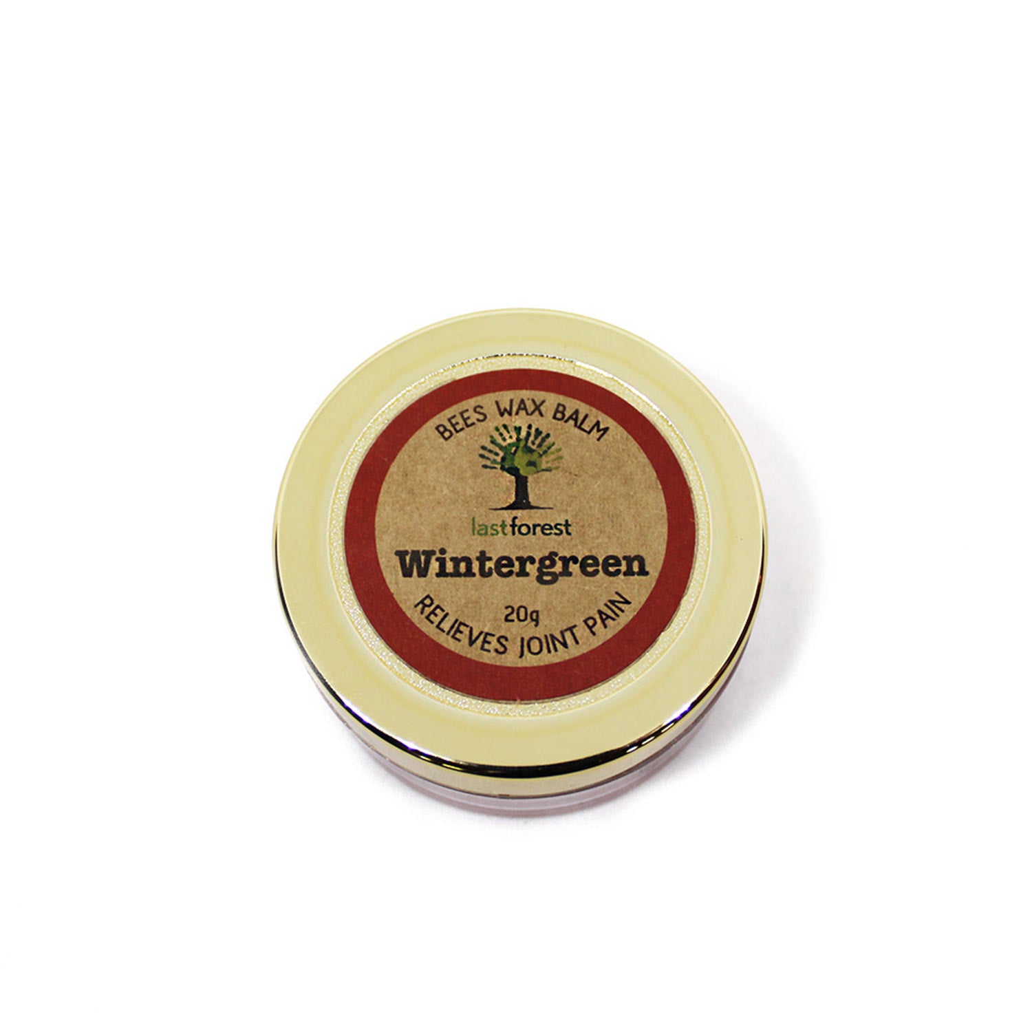 Last Forest Wintergreen Balm for massage, soothes sore muscles and inflamed joints, 20g