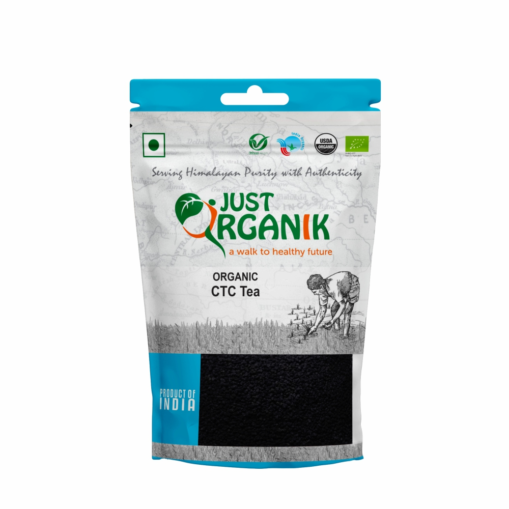 Just Organik Organic CTC Tea 200g