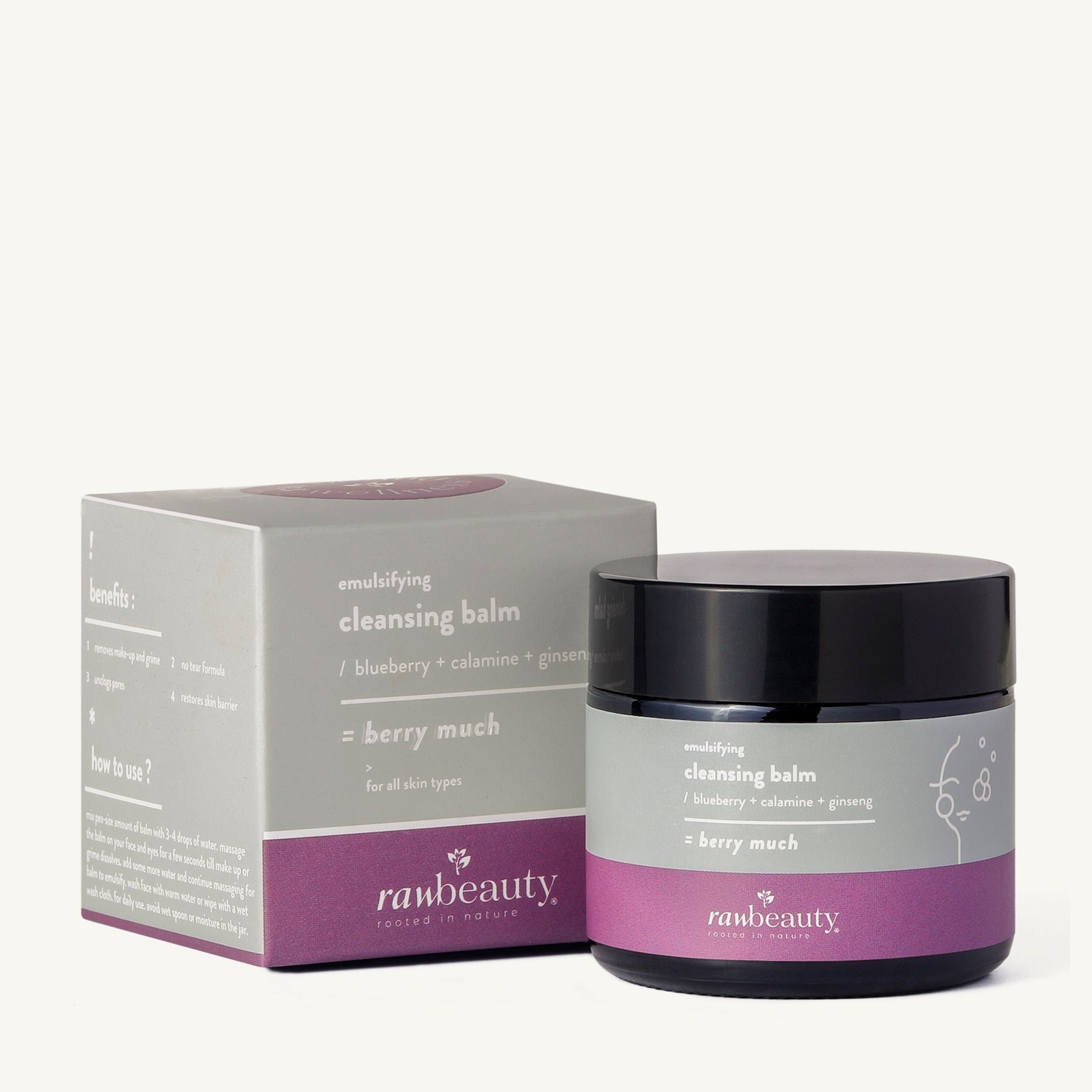 Rawbeauty Wellness Berry Much Double Cleansing Balm 50 gms