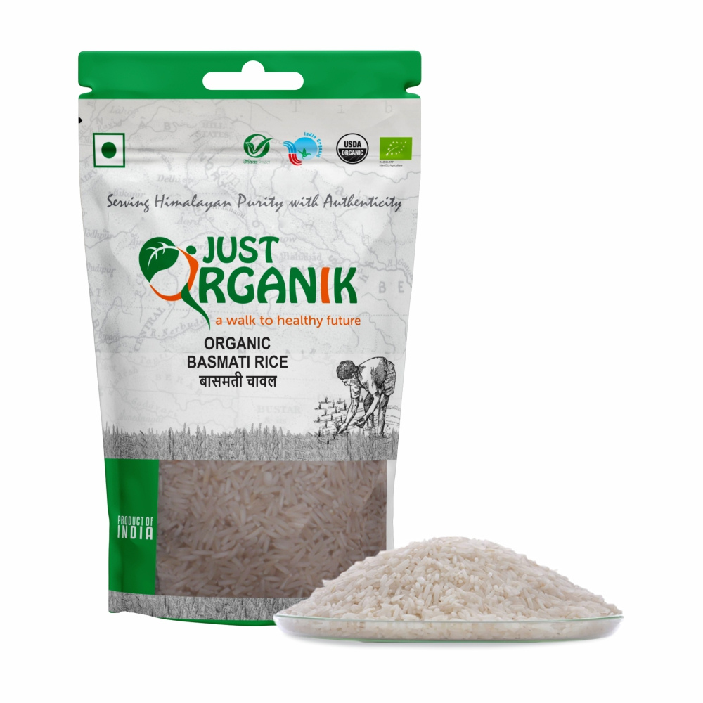 Just Organik Organic Basmati Rice 1 kg
