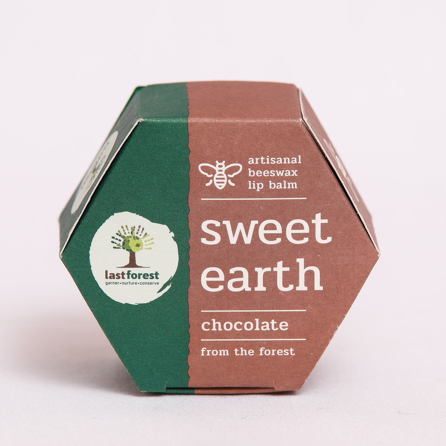 Last Forest Artisanal, Handmade Beeswax Lip Balm Chocolate