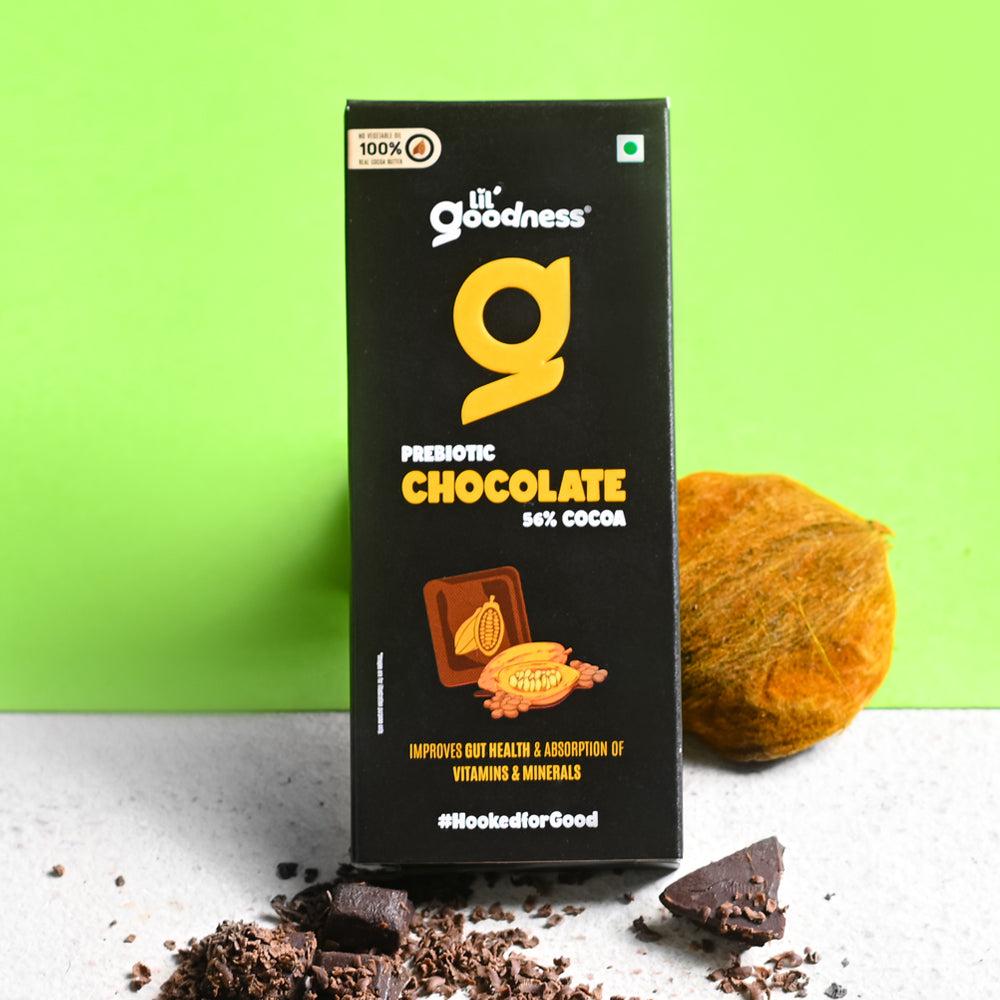 Lil'Goodness Prebiotic Dark Chocolate- 13g Pack of 20