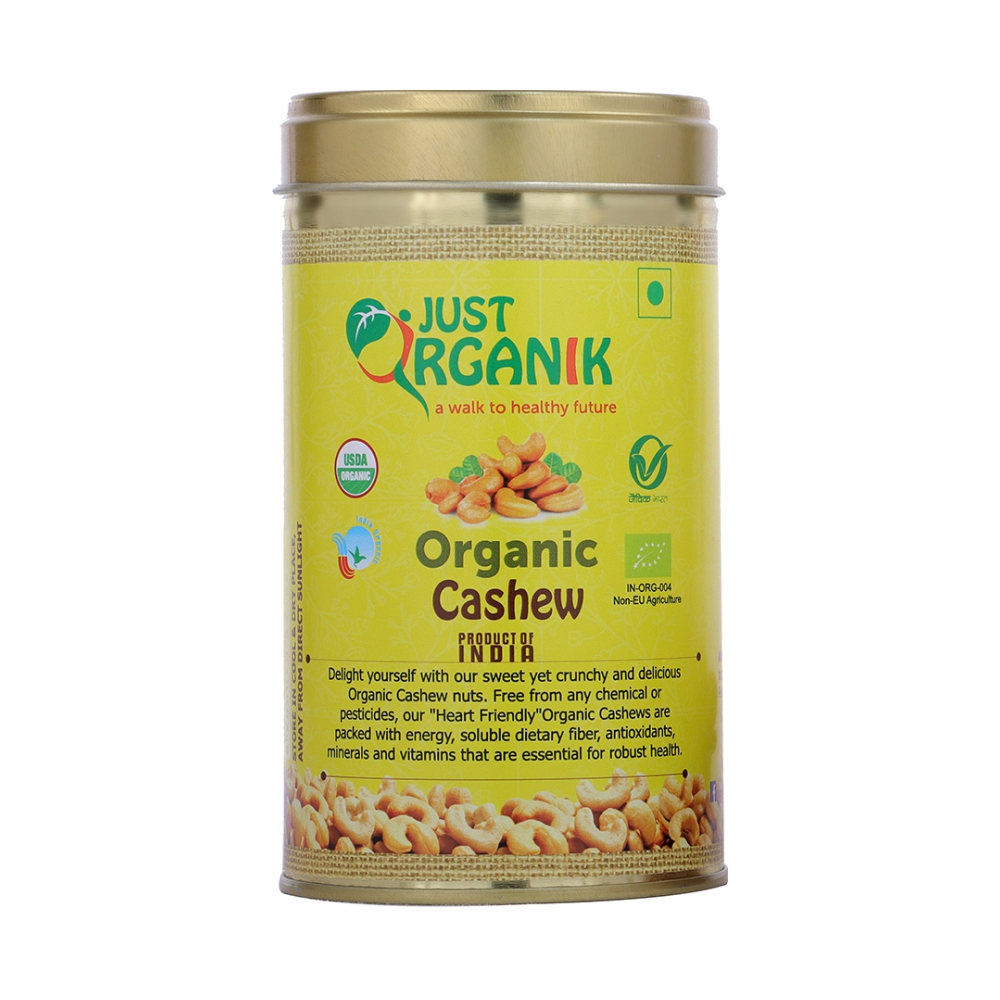 Just Organik Organic Cashew 250g