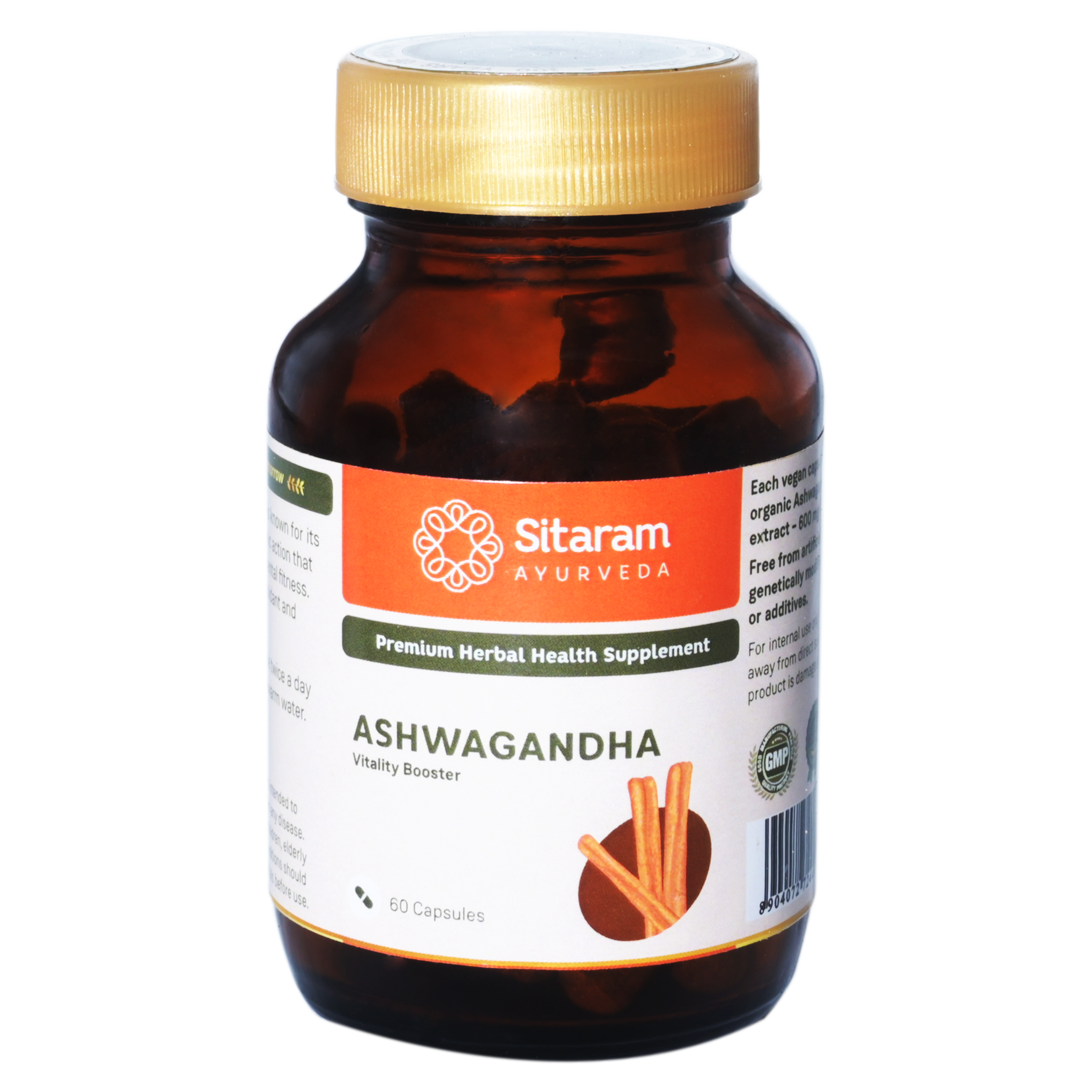 Sitaram Ayurveda Ashwagandha Capsules 60Nos (Prescription Medication)