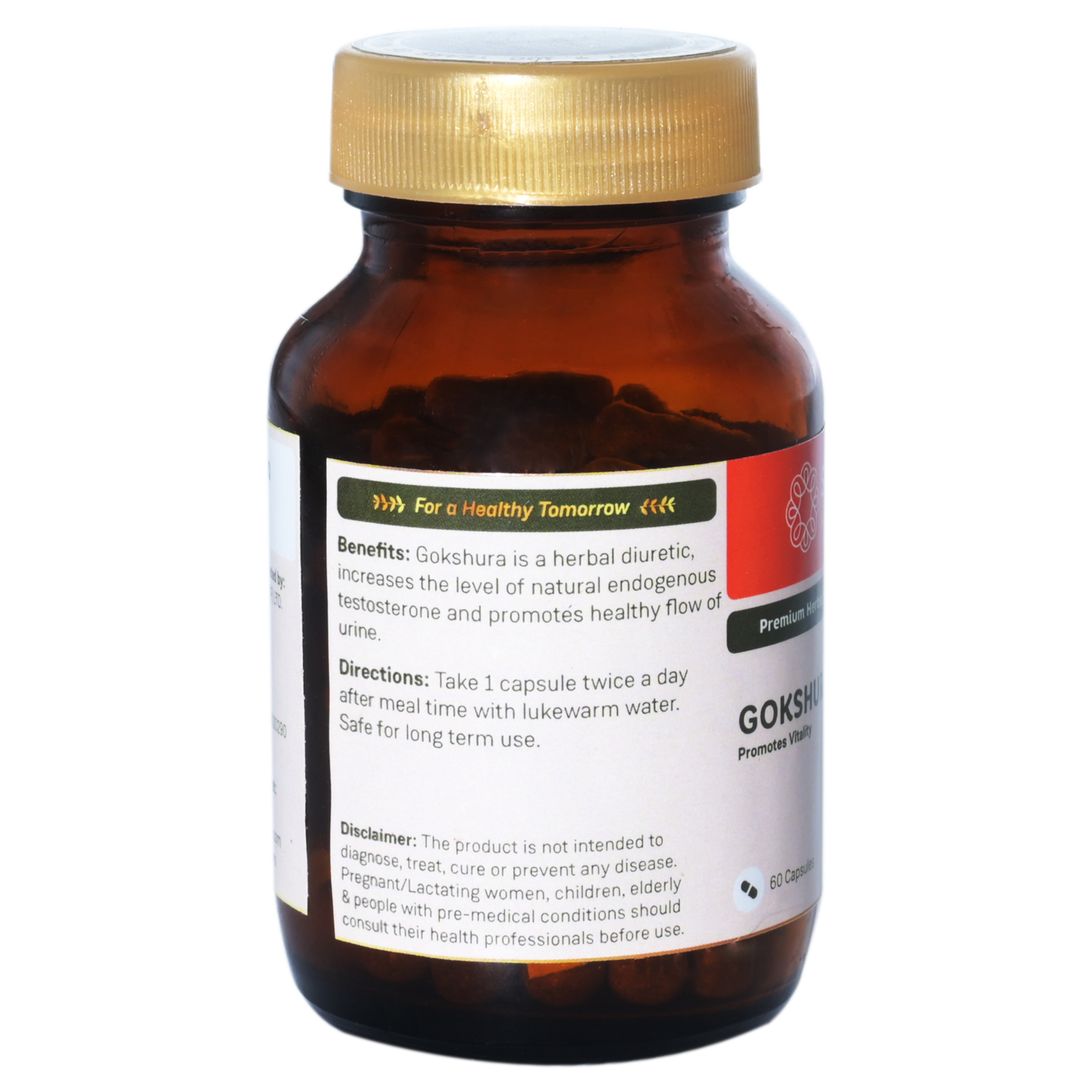 Sitaram Ayurveda Gokshura Capsule 60Nos (Prescription Medication)