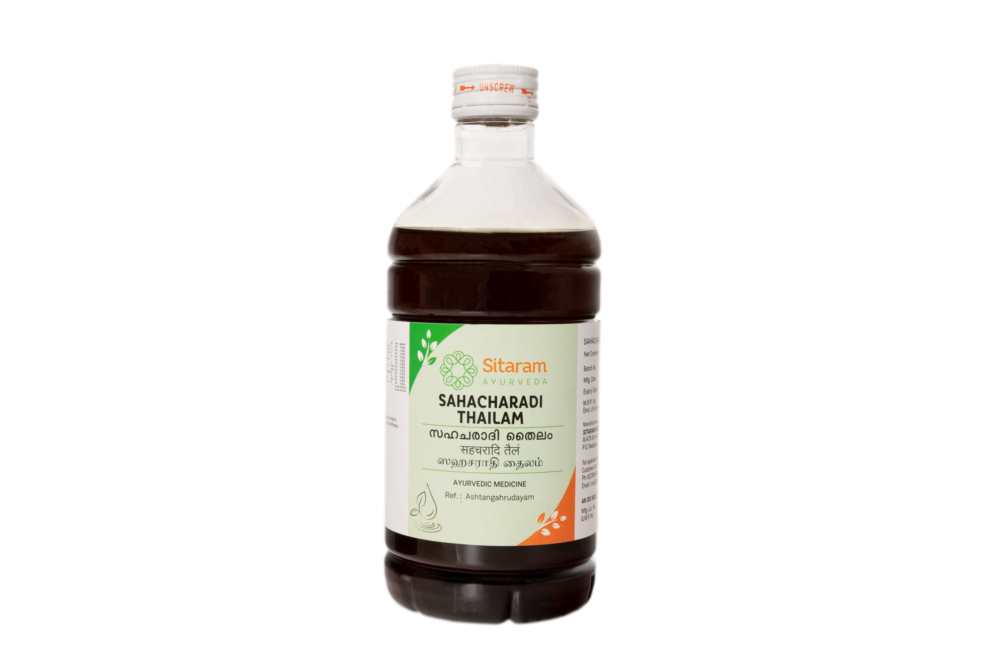 Sitaram Ayurveda Sahacharadi Thailam 450 Ml (Prescription Medication)