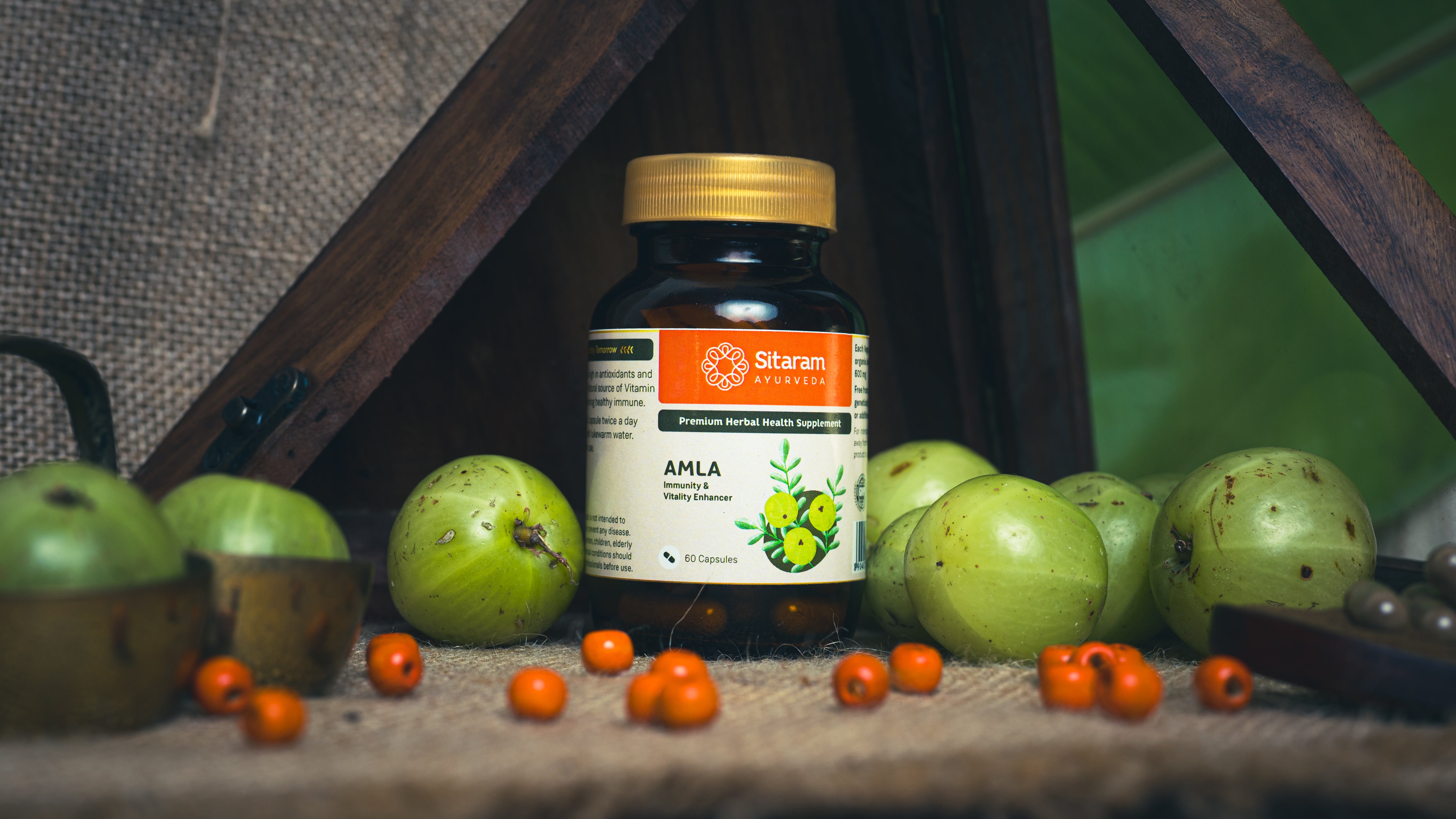 Sitaram Ayurveda Amla Capsule 60Nos (Prescription Medication)