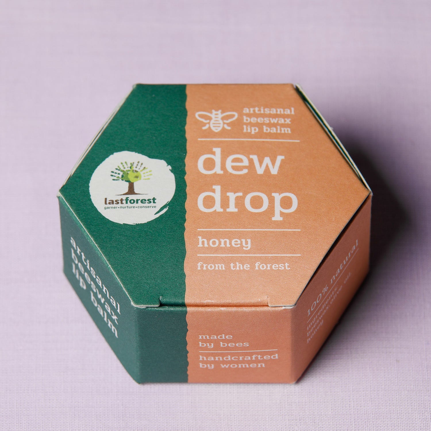 Last Forest Artisanal, Handmade Beeswax Lip Balm Honey