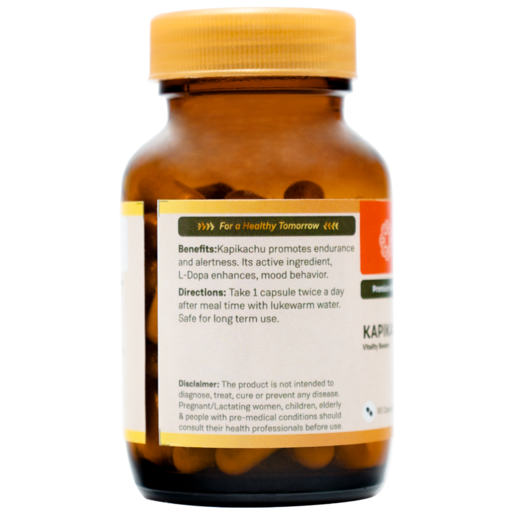 Sitaram Ayurveda Kapikachu Capsule 60Nos (Prescription Medication)