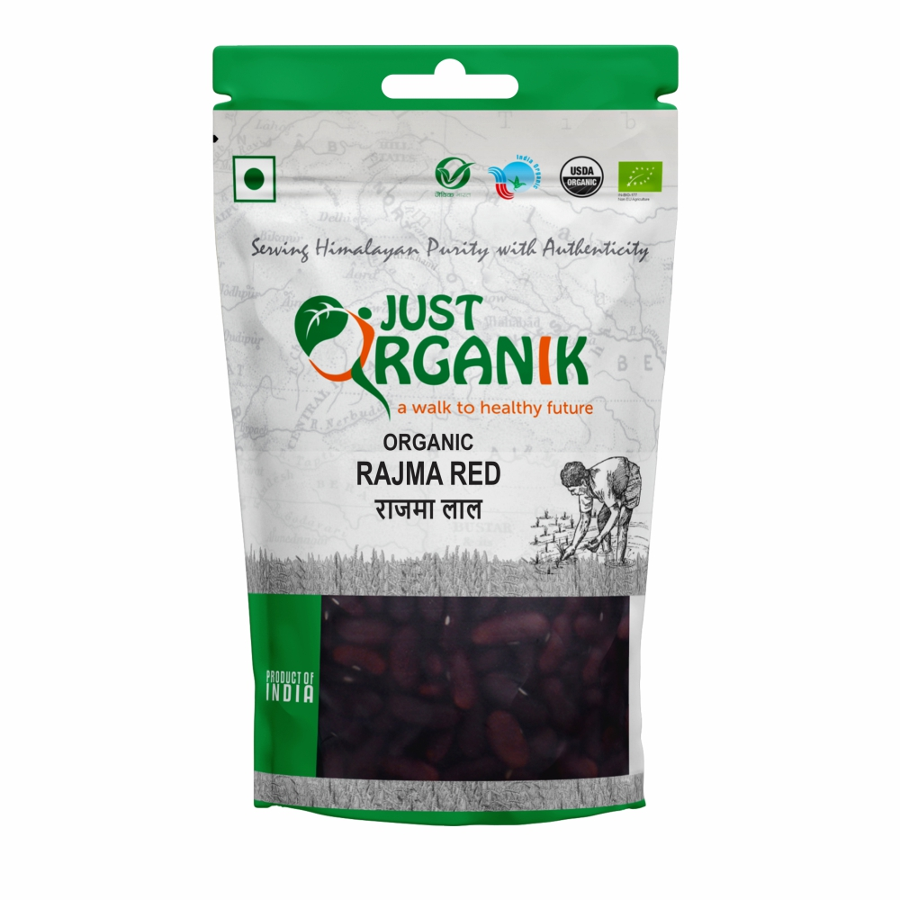 Just Organik Organic Rajma Red 1 kg