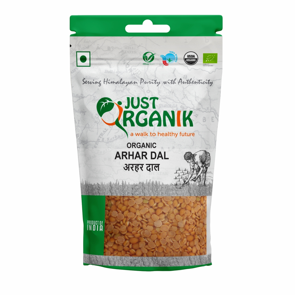 Just Organik Organic Tur/Arhar Dal 1 kg