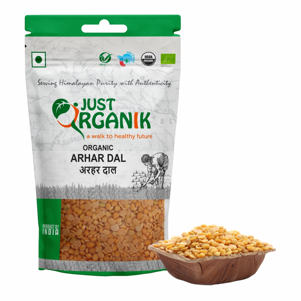 Just Organik Organic Tur/Arhar Dal 1 kg