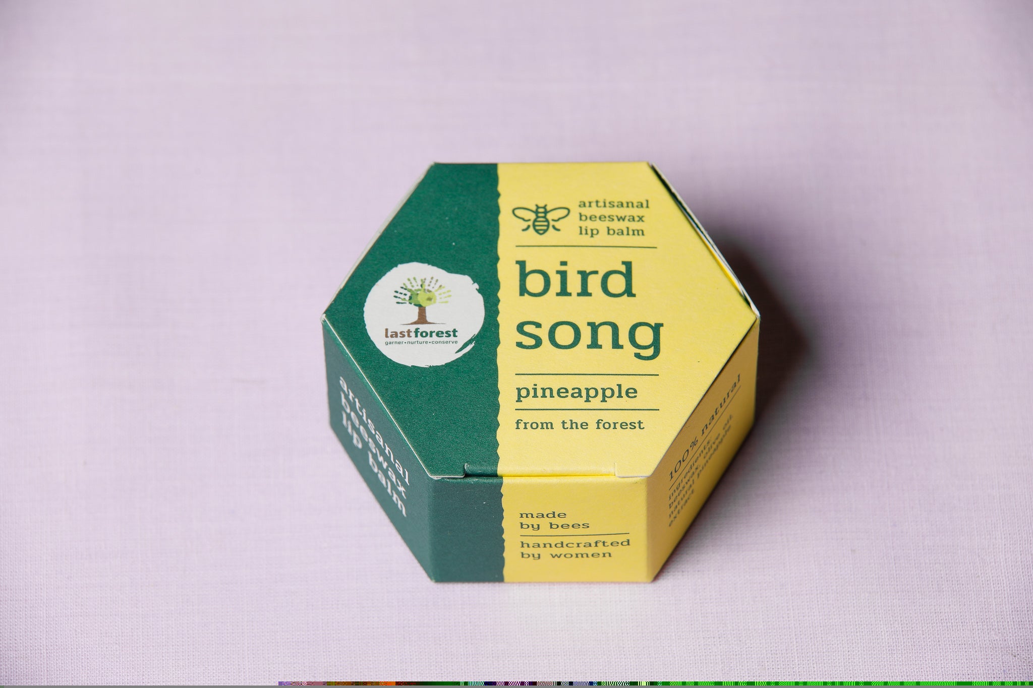 Last Forest Artisanal, Handmade Beeswax Lip Balm Pineapple