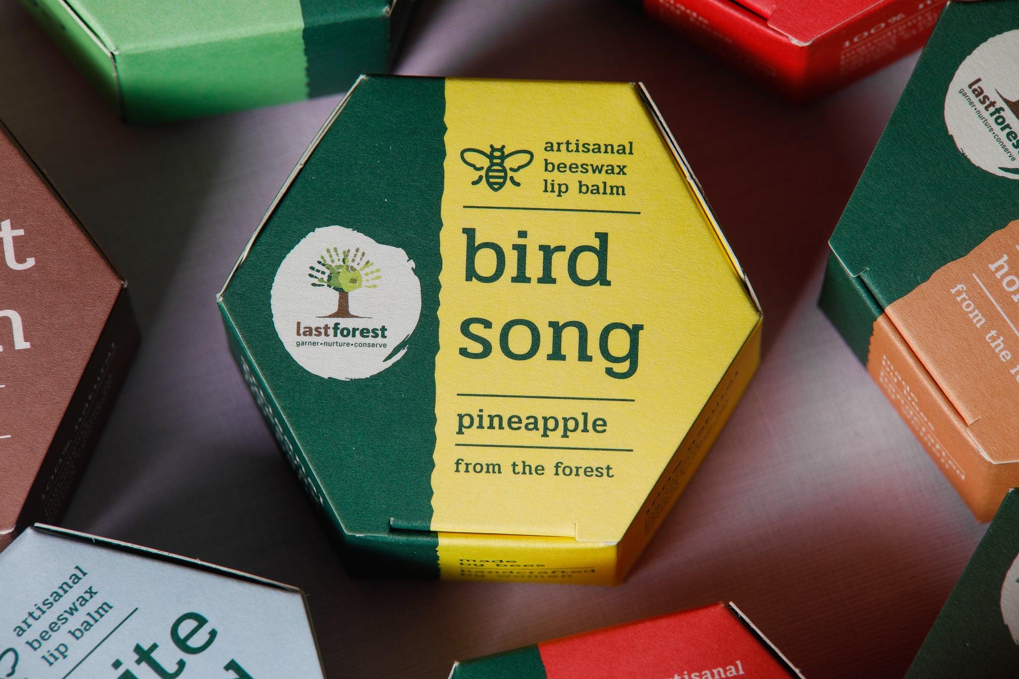 Last Forest Artisanal, Handmade Beeswax Lip Balm Pineapple