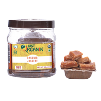 Just Organik Organic Jaggery (Gur) 1.5kg(pack of 3, 3x500g)