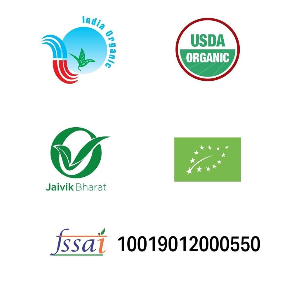 Just Organik Organic Cumin (Jeera) Whole 300g (pack of 3, 3x100g)