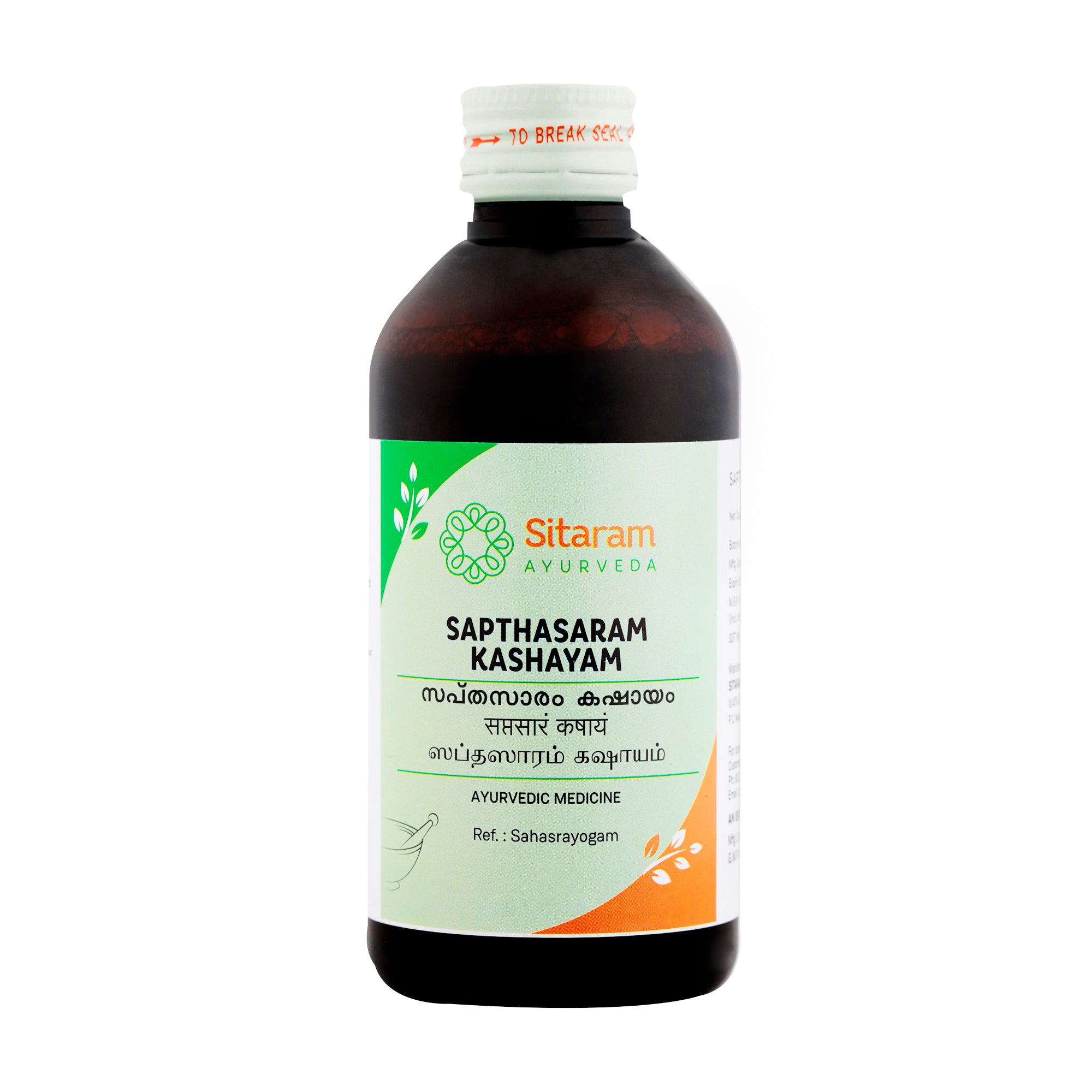 Sitaram Ayurveda Sapthasaram Kashayam 200Ml - Pack of 2 (Prescription Medication)