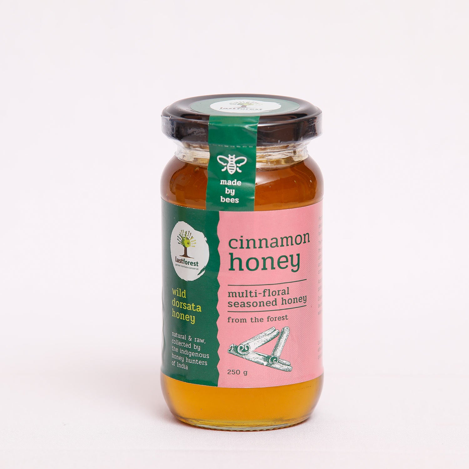 Last Forest Cinnamon Spiced Wild Honey 250gms