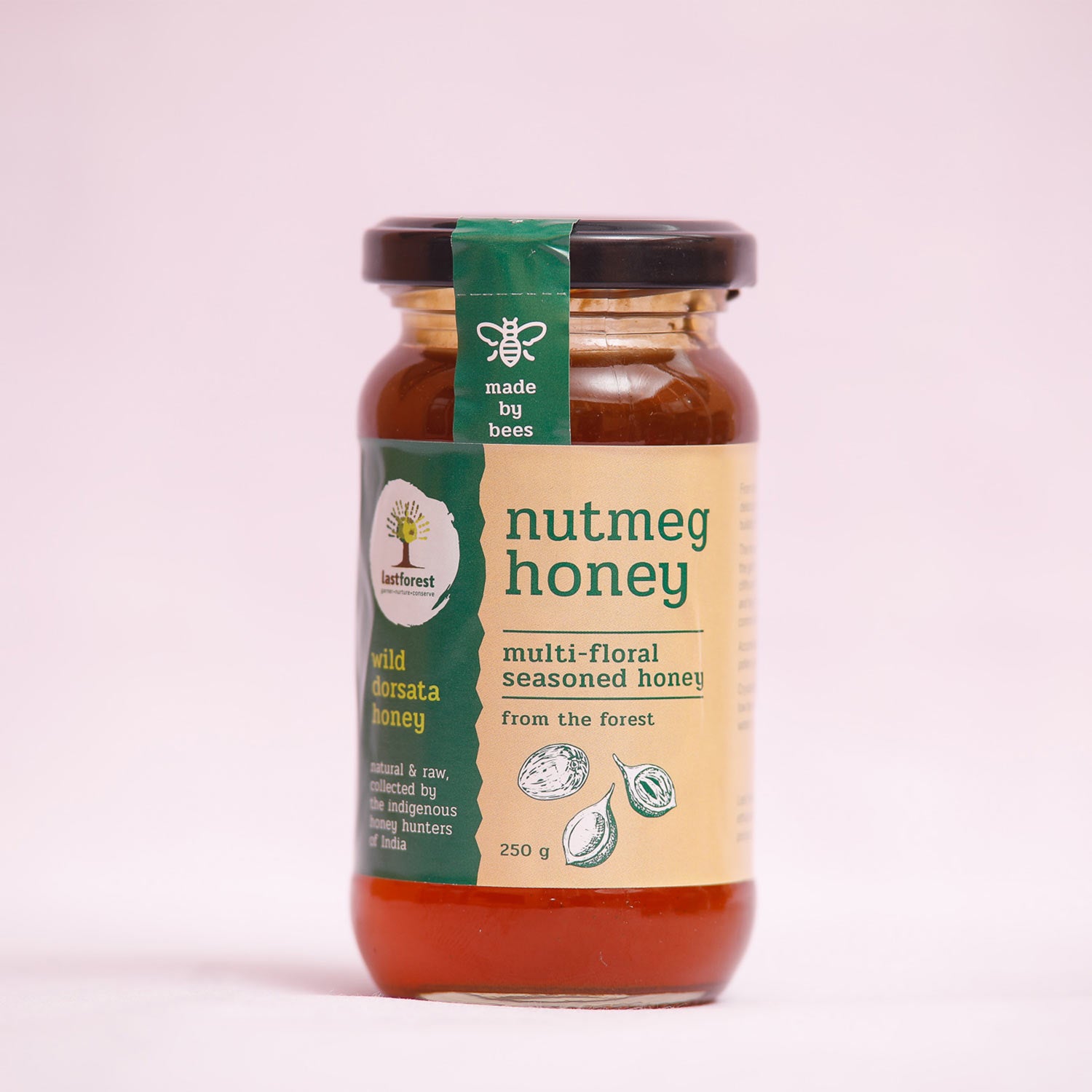 Last Forest Nutmeg Spiced Wild Honey 250gms