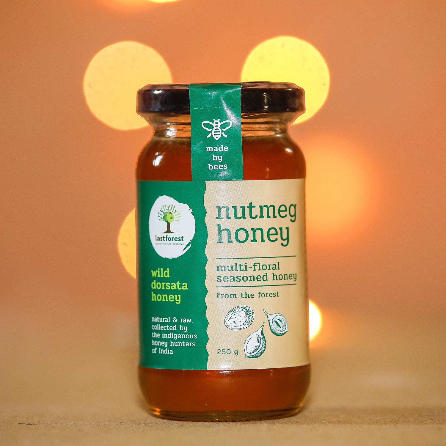 Last Forest Nutmeg Spiced Wild Honey 250gms